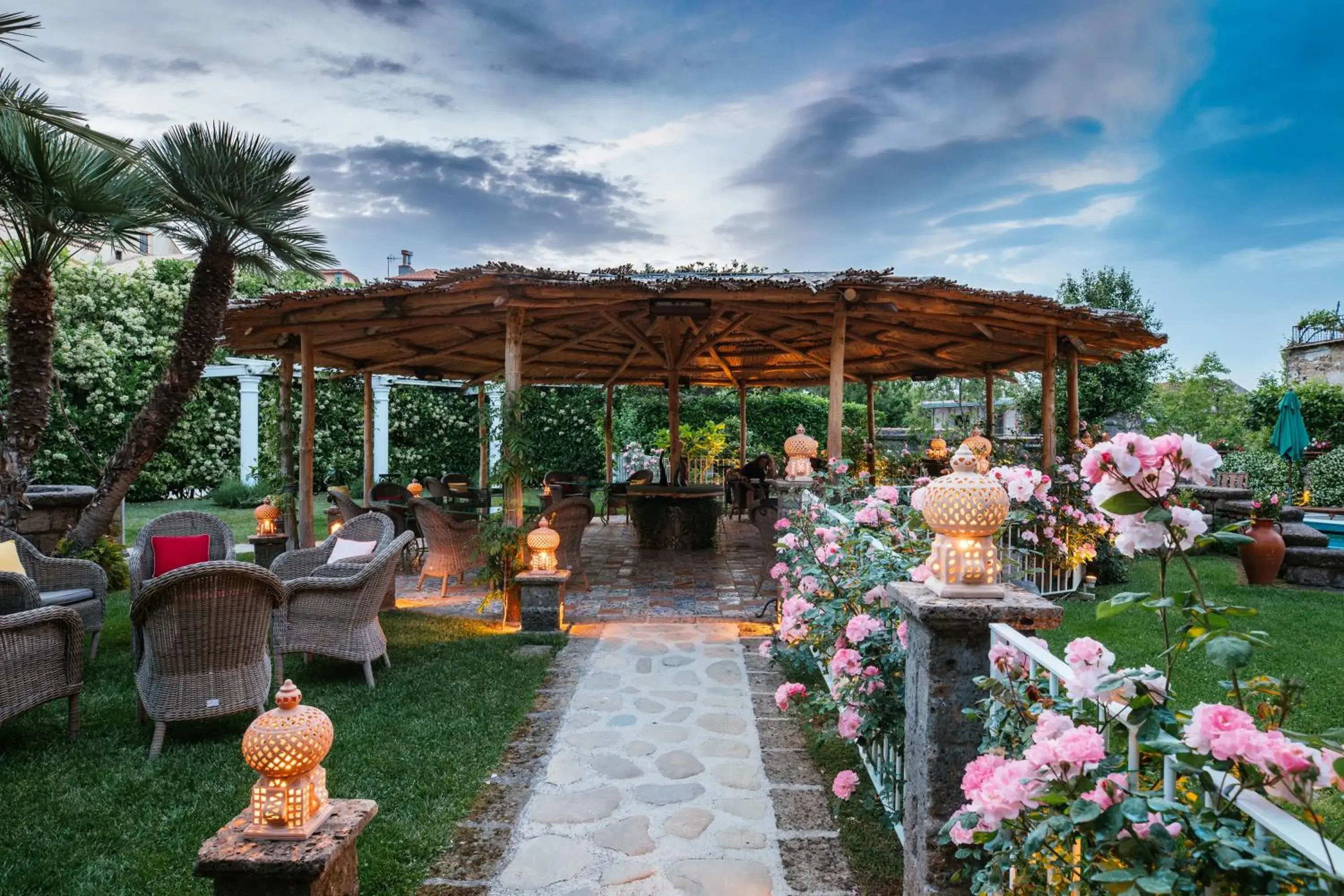 Patio in Boutique Hotel Don Alfonso 1890