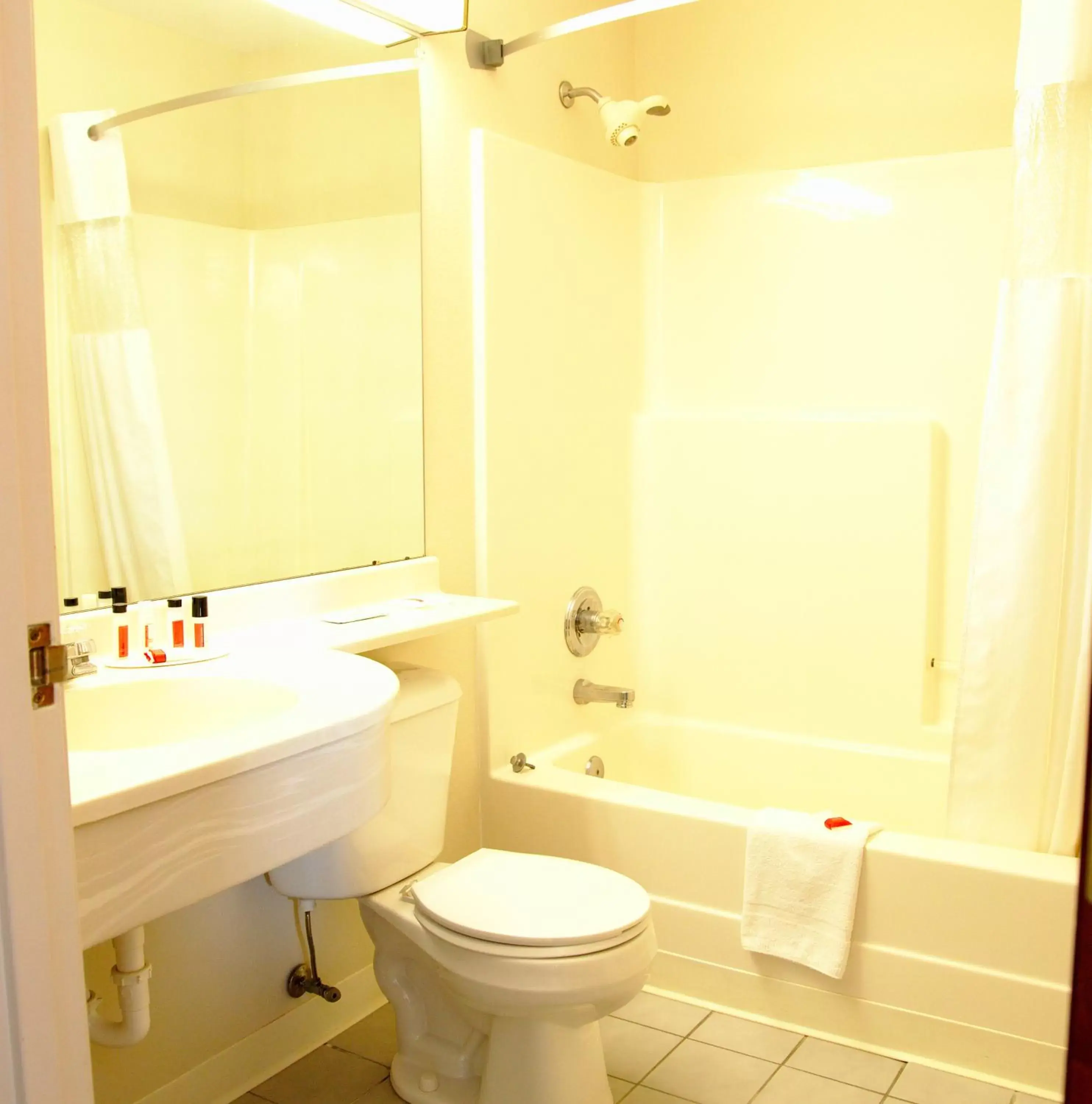 Shower, Bathroom in Ramada Limited and Suites Bloomington