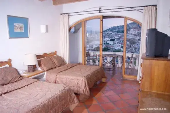 Balcony/Terrace in Posada de la Mision, Hotel Museo y Jardin