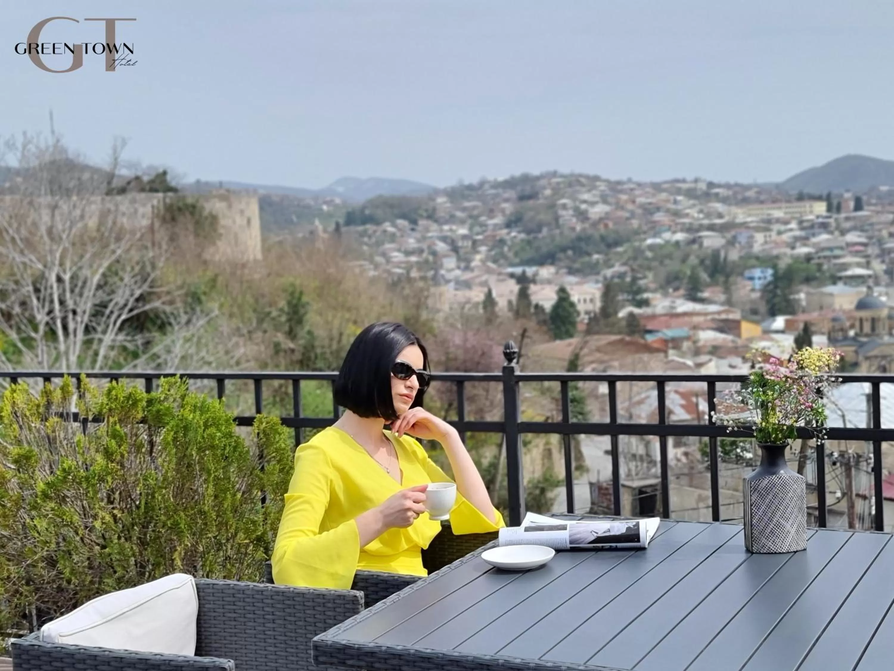 Balcony/Terrace in Hotel Green Town