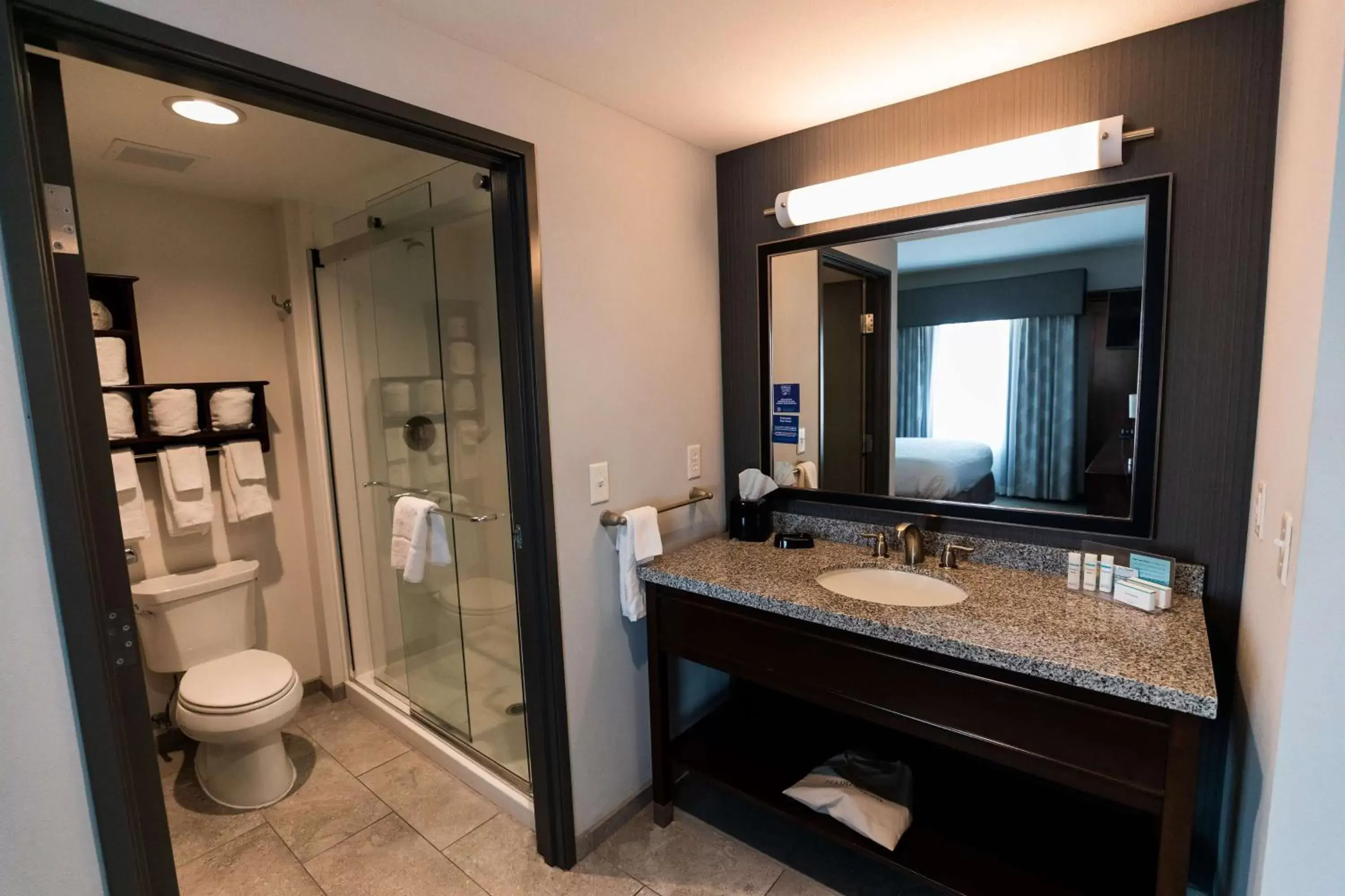 Bathroom in Hampton Inn & Suites Mishawaka/South Bend at Heritage Square