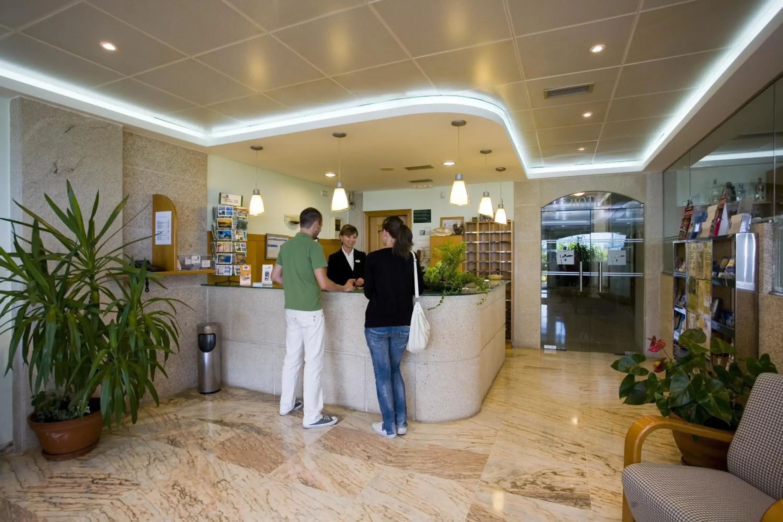 Lobby or reception in Hotel Oca Vermar