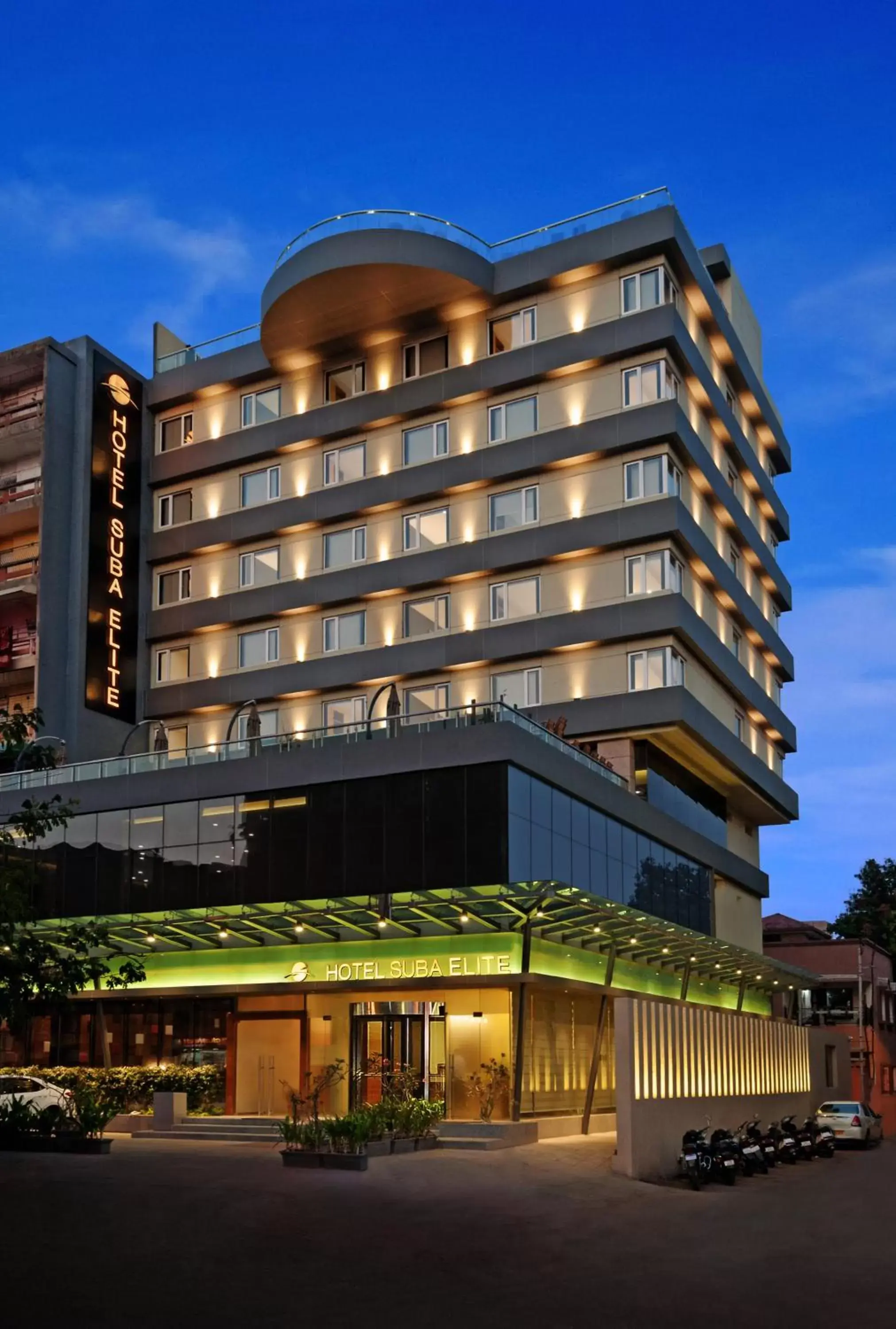 Facade/entrance, Property Building in Hotel Suba Elite