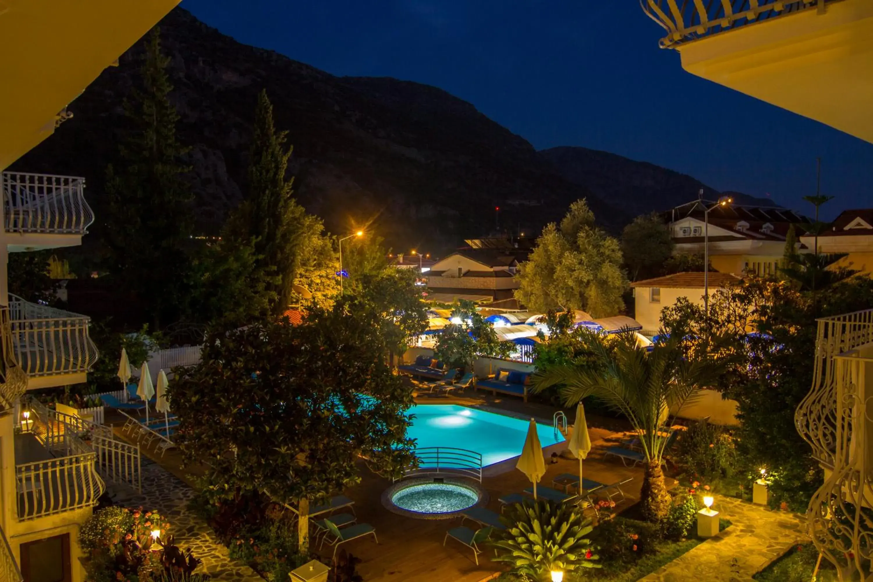 Bird's eye view, Pool View in Unsal Hotel