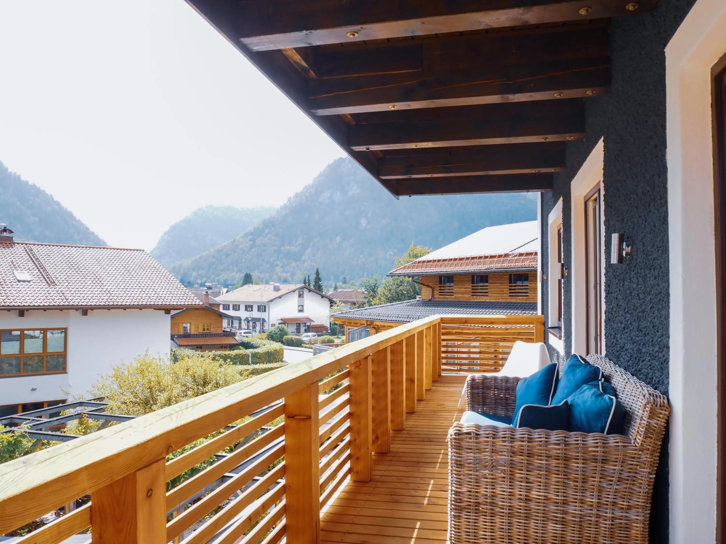 Balcony/Terrace in Sauna & Whirlpool - ALPENLIEBE APARTments