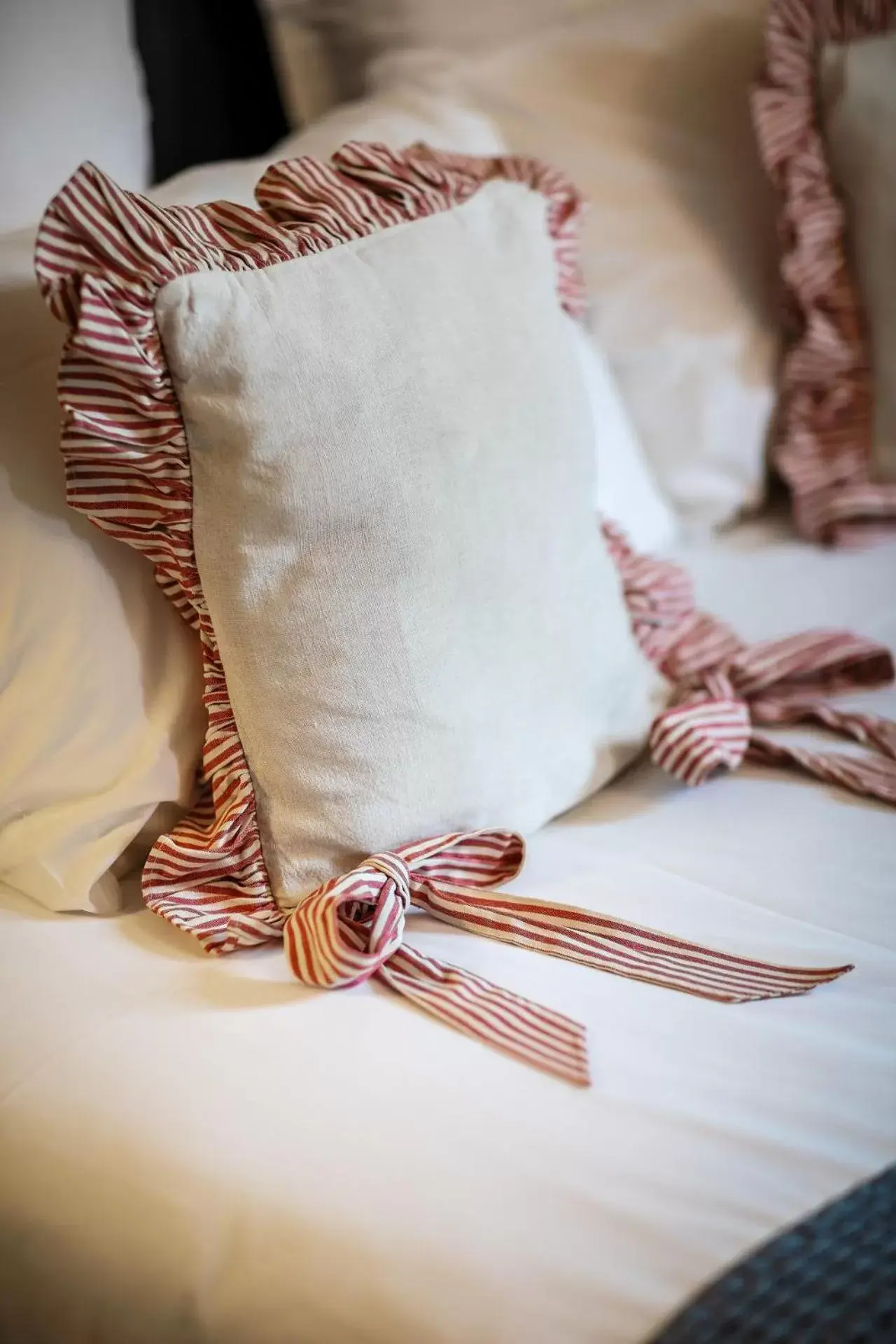 Decorative detail, Bed in Hôtel La Couleuvrine Sarlat Centre Ville