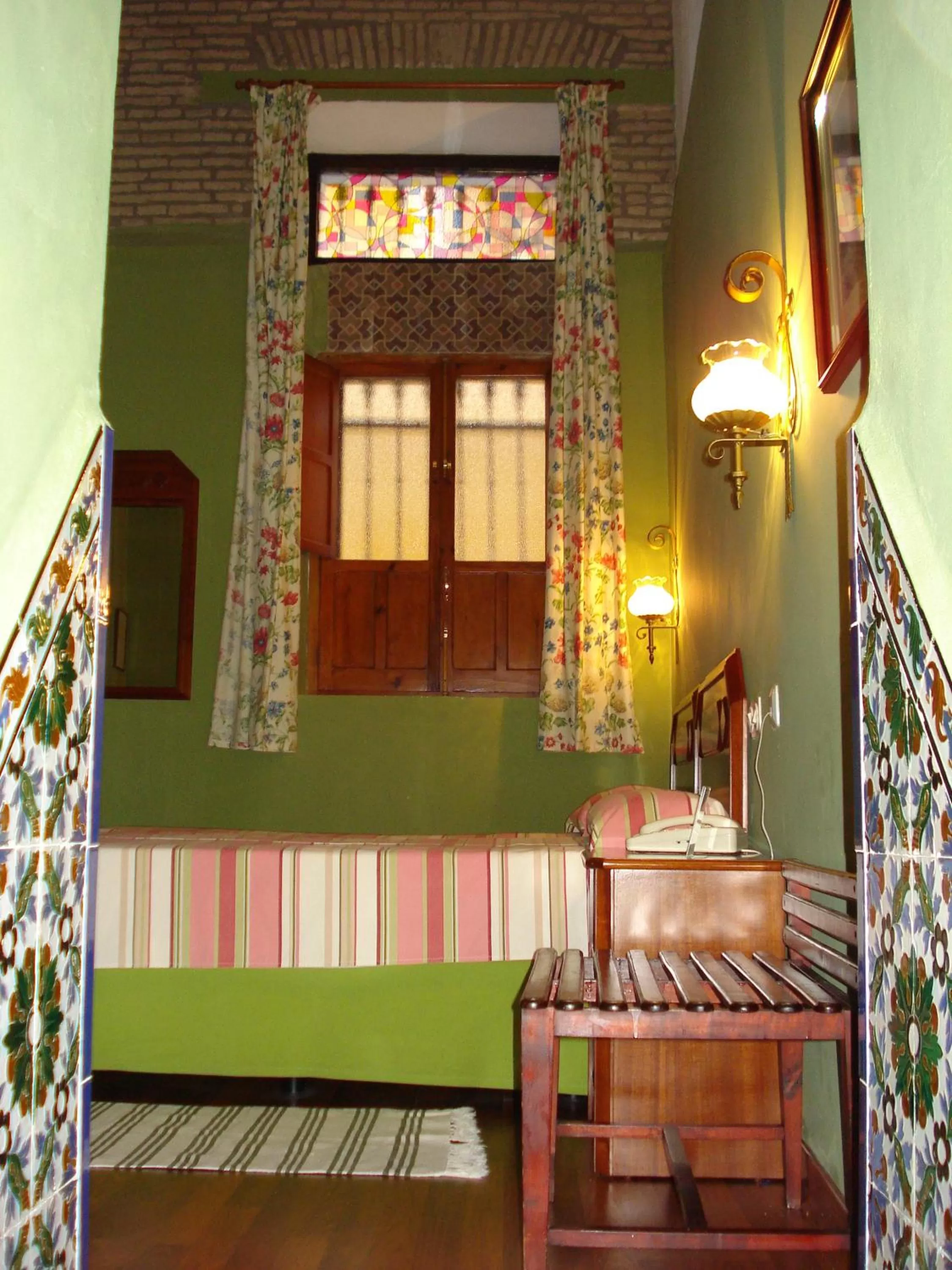 Decorative detail, Bed in Hotel Abanico Casa Palacio