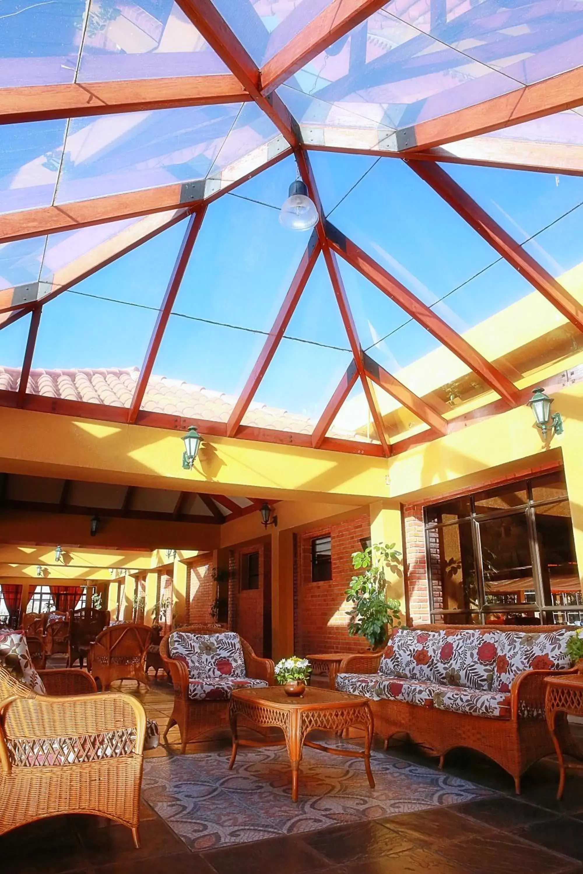 Seating area in Hotel Los Parrales