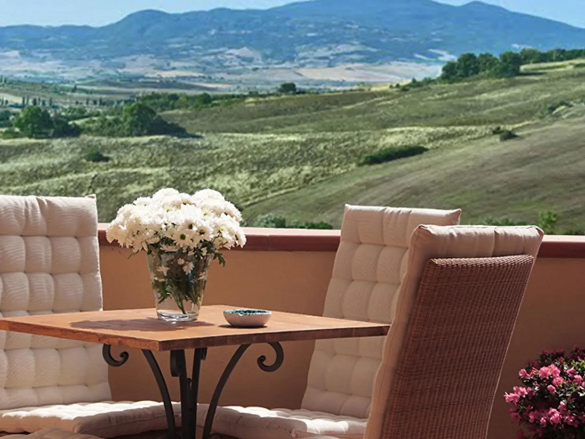 Balcony/Terrace in Si Montalcino Hotel & Restaurant