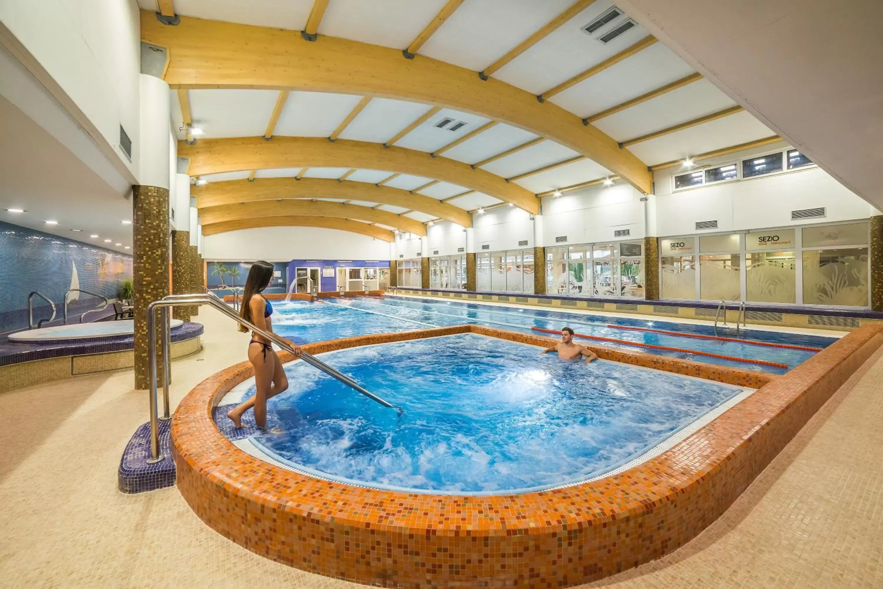 Spa and wellness centre/facilities, Swimming Pool in Wellness Hotel Step