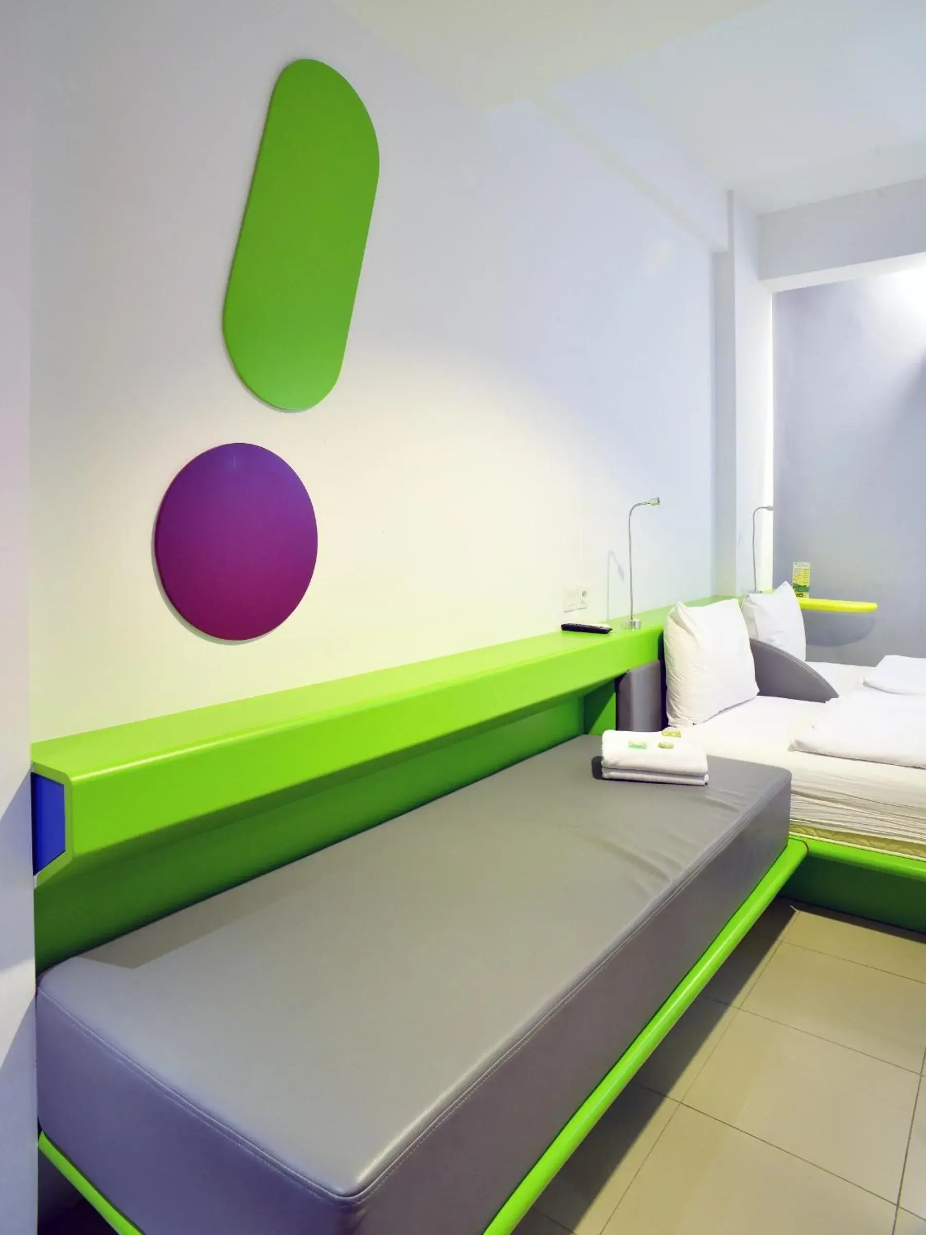 Bed in POP! Hotel Tanjung Karang Bed in POP! Hotel Tanjung Karang