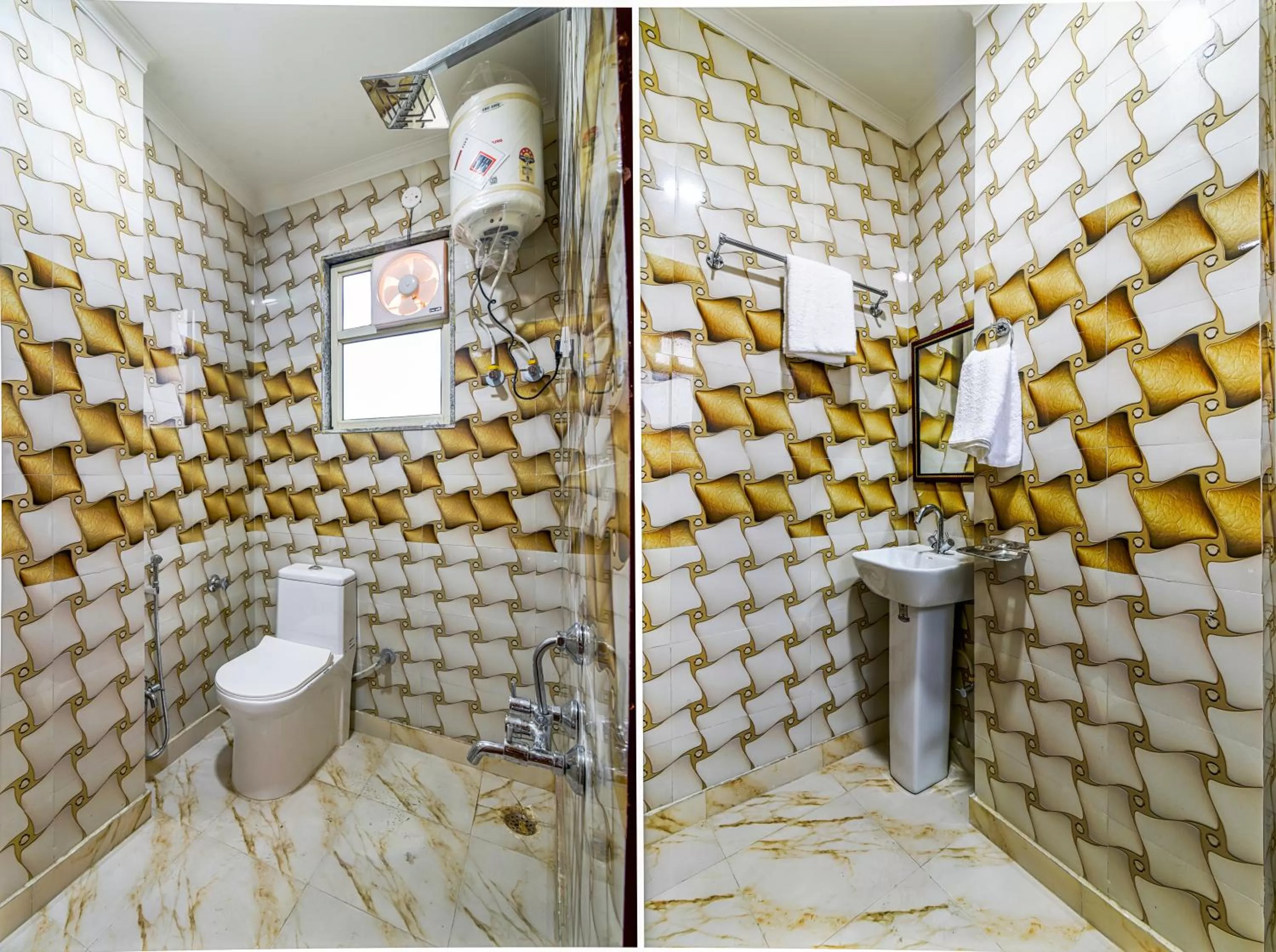 Bathroom in Hotel Urban Tree At Delhi Airport