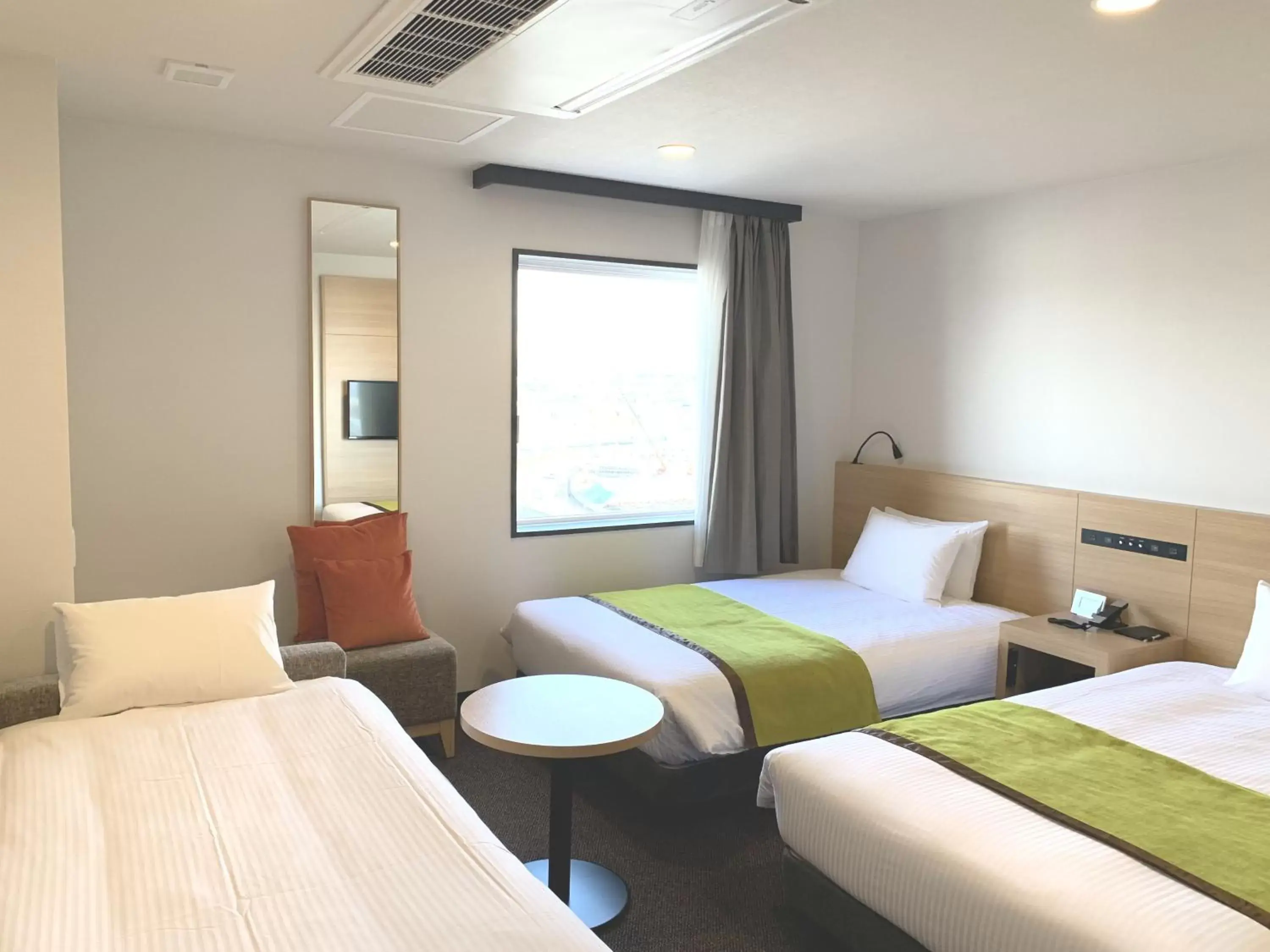 Photo of the whole room, Bed in Y's Hotel Asahikawa Ekimae
