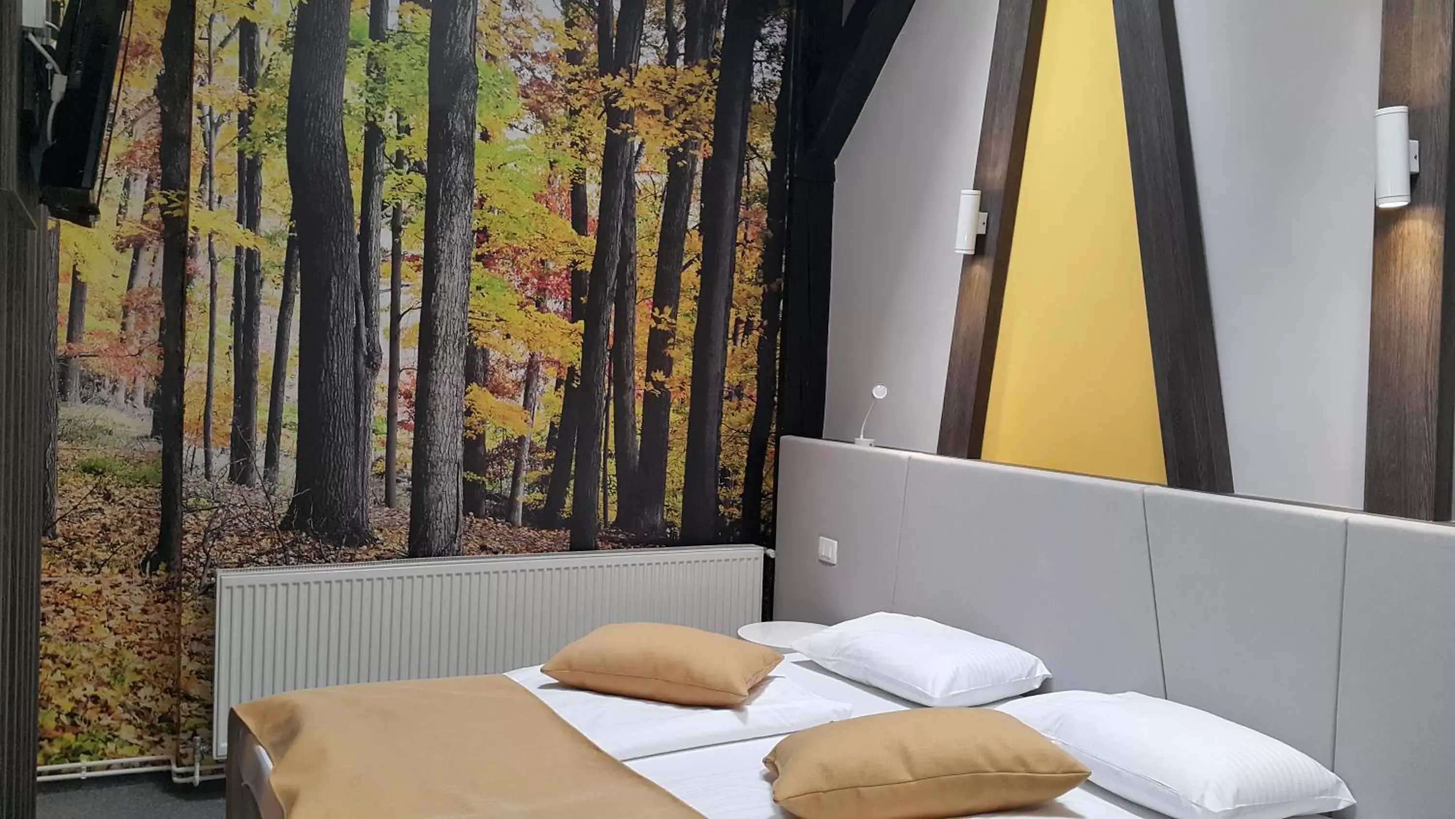 Bed in Hotel Emonec Bed in Hotel Emonec