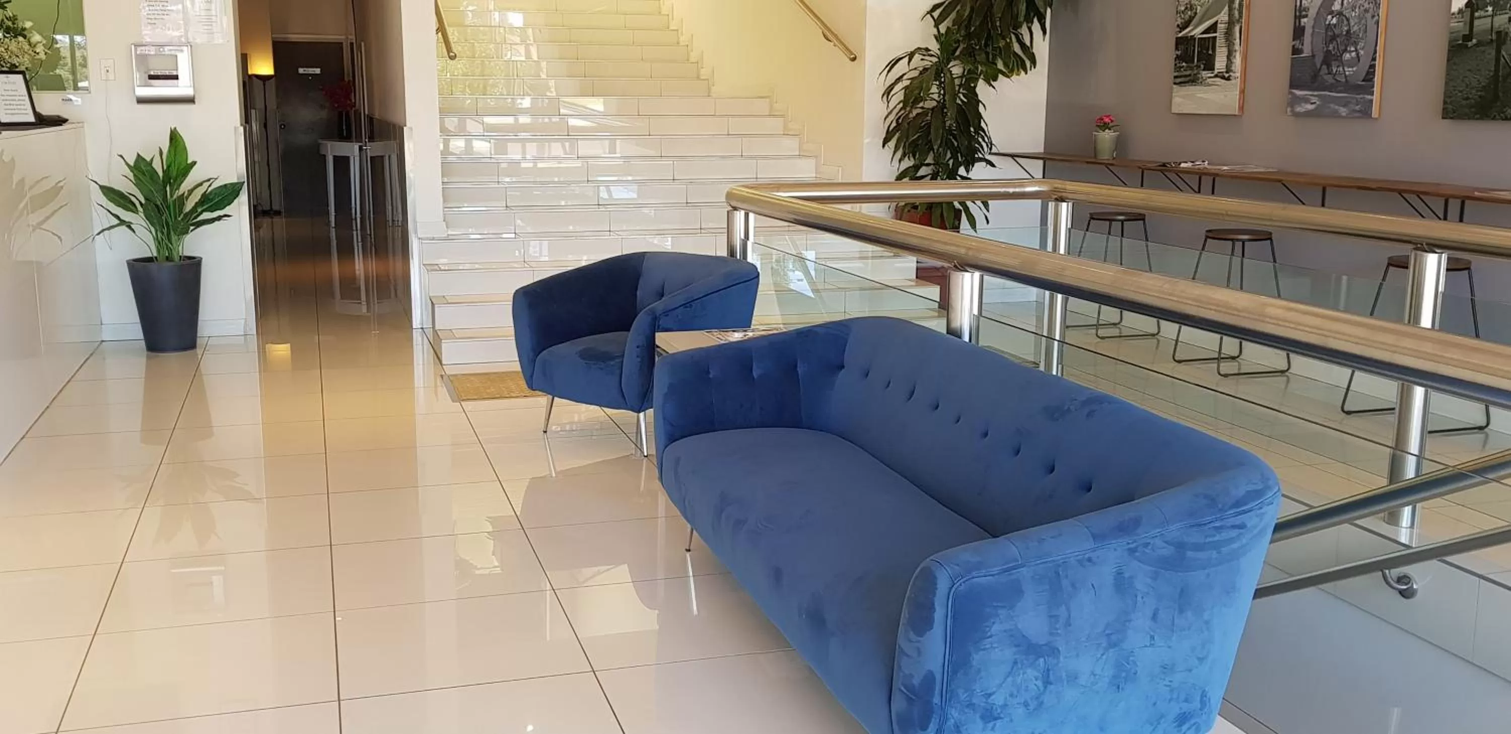 Lobby or reception in The Grand Motel