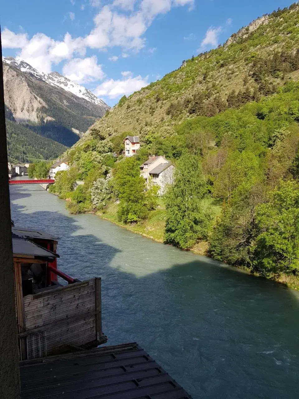 Natural landscape in hotel de la gare