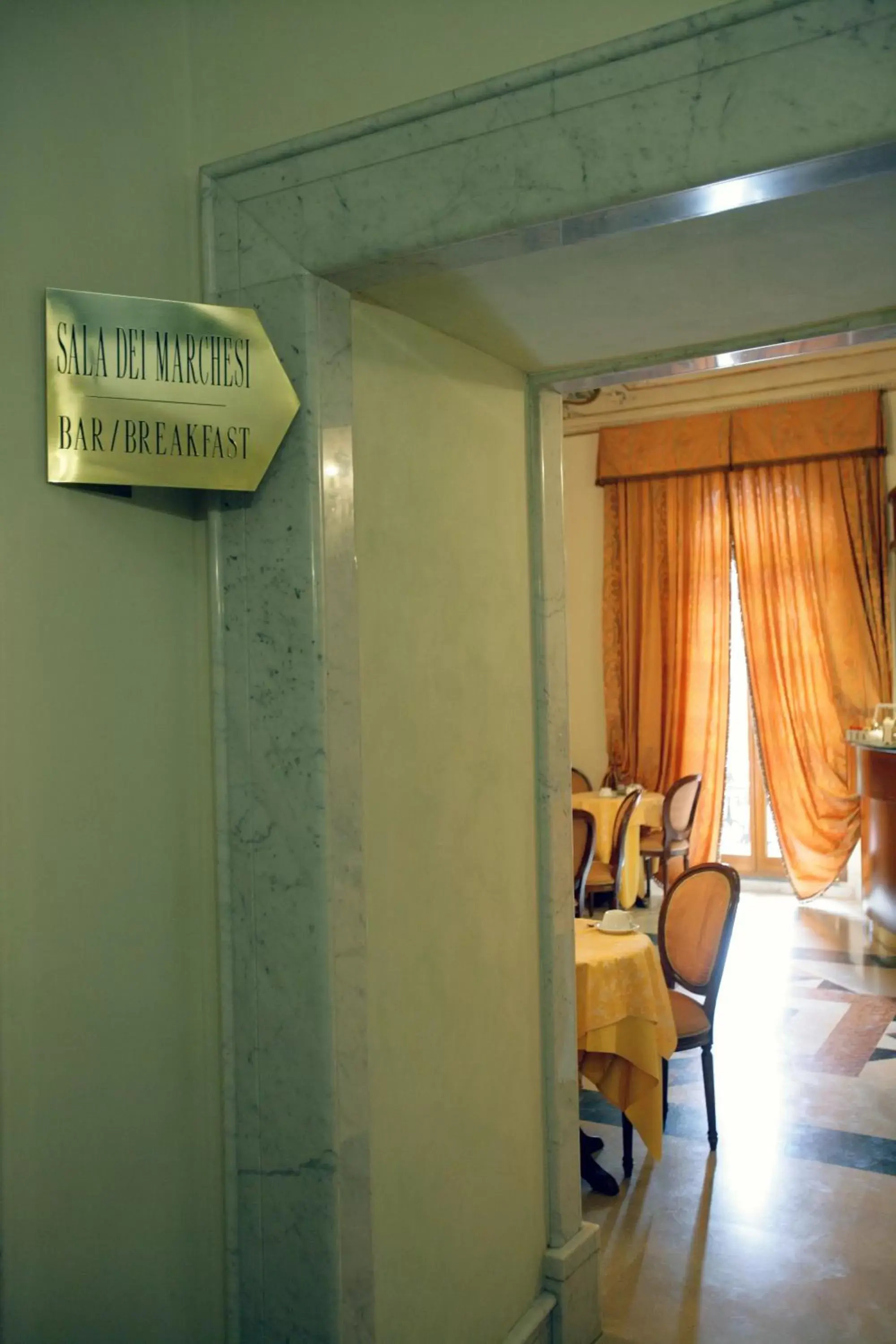 Decorative detail in Domus Florentiae Hotel