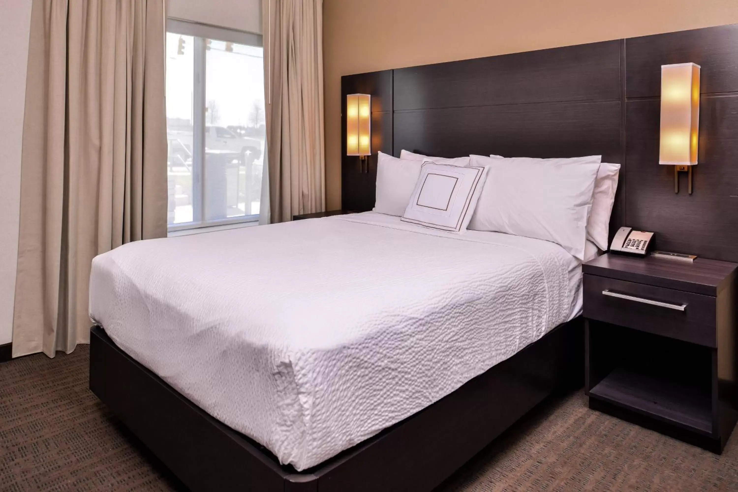 Bedroom, Bed in Residence Inn by Marriott Charlotte Steele Creek