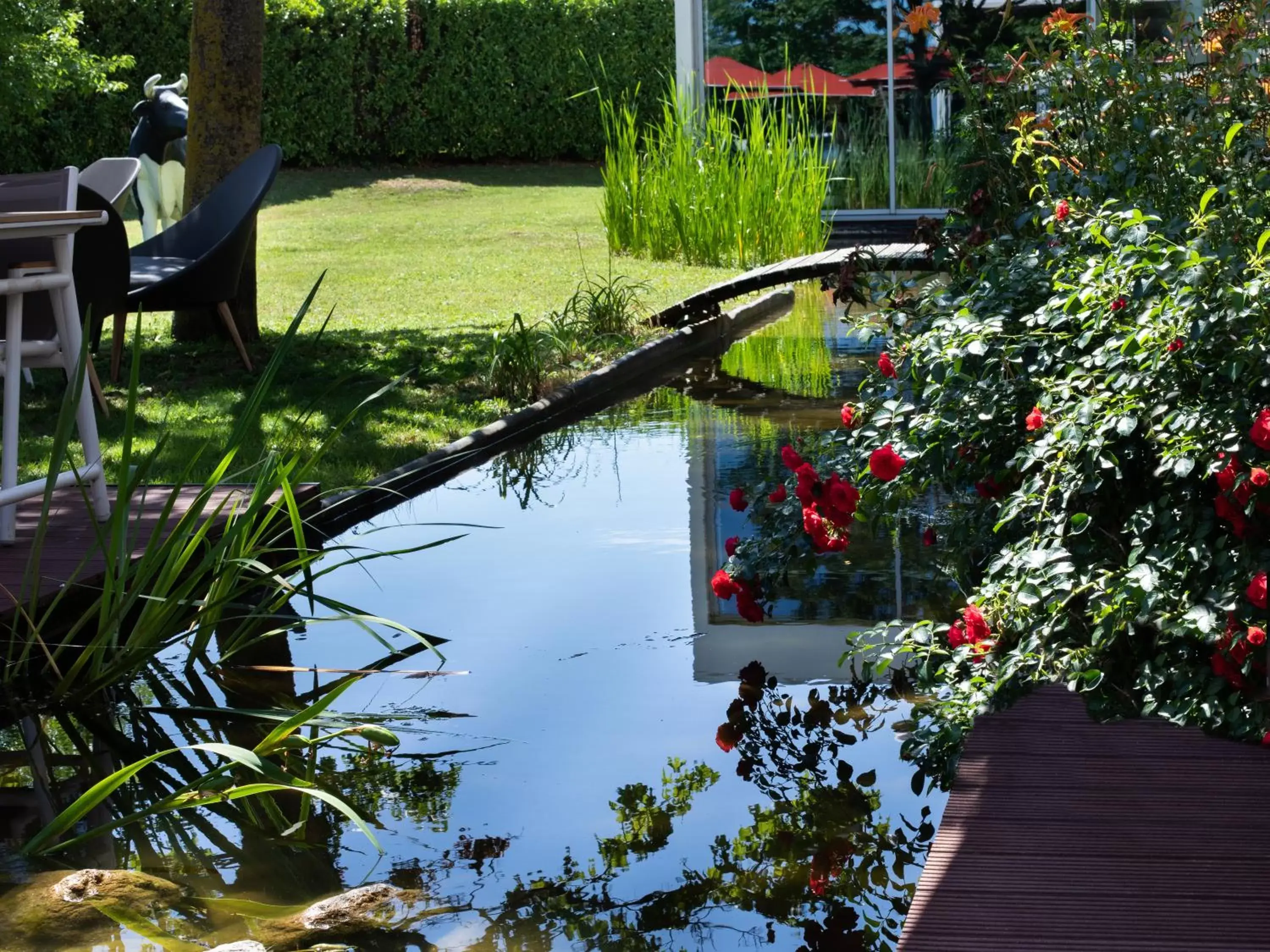 Garden in Mercure Lyon Genas Eurexpo