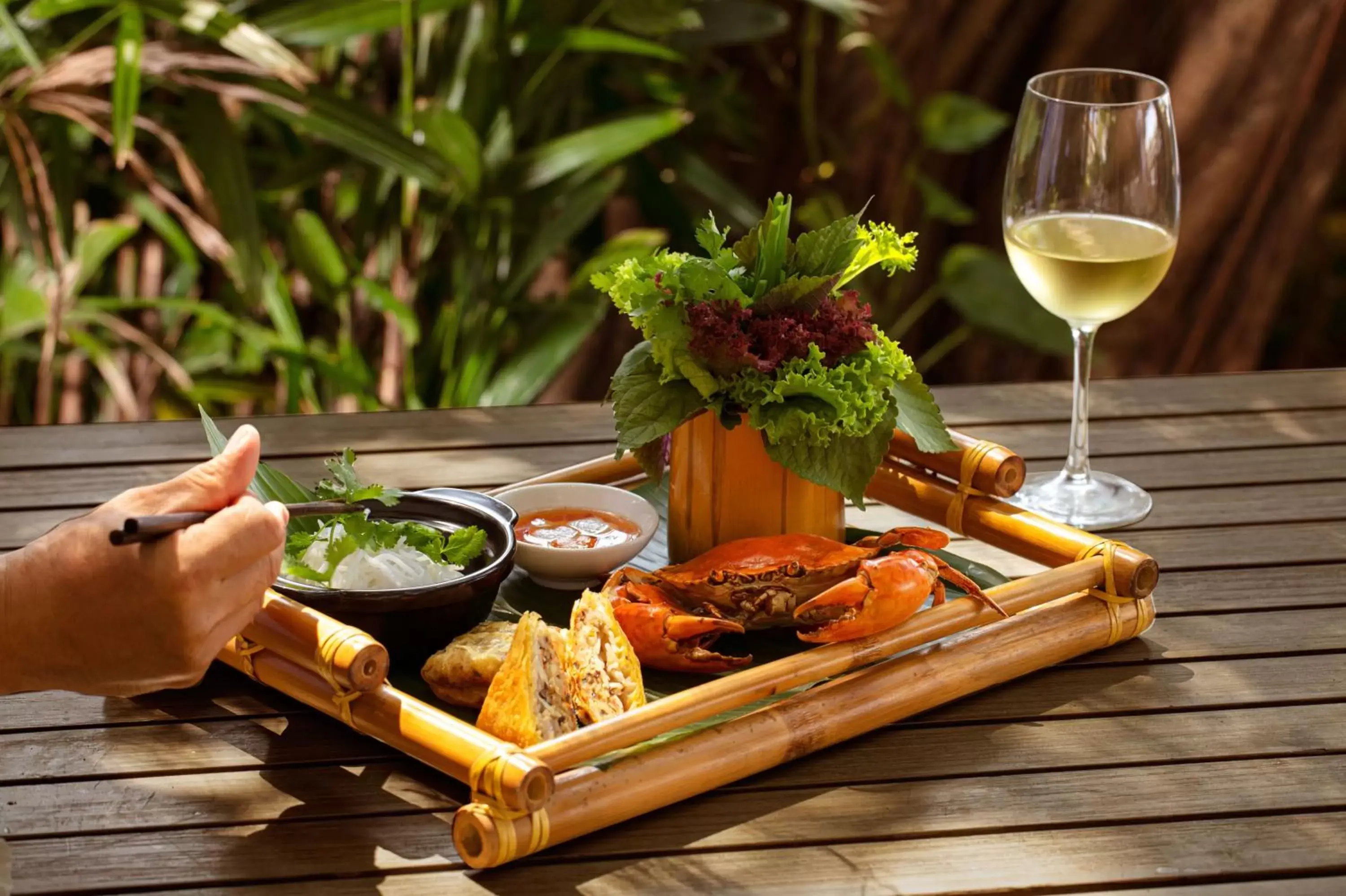 Food in An Lam Retreats Saigon River