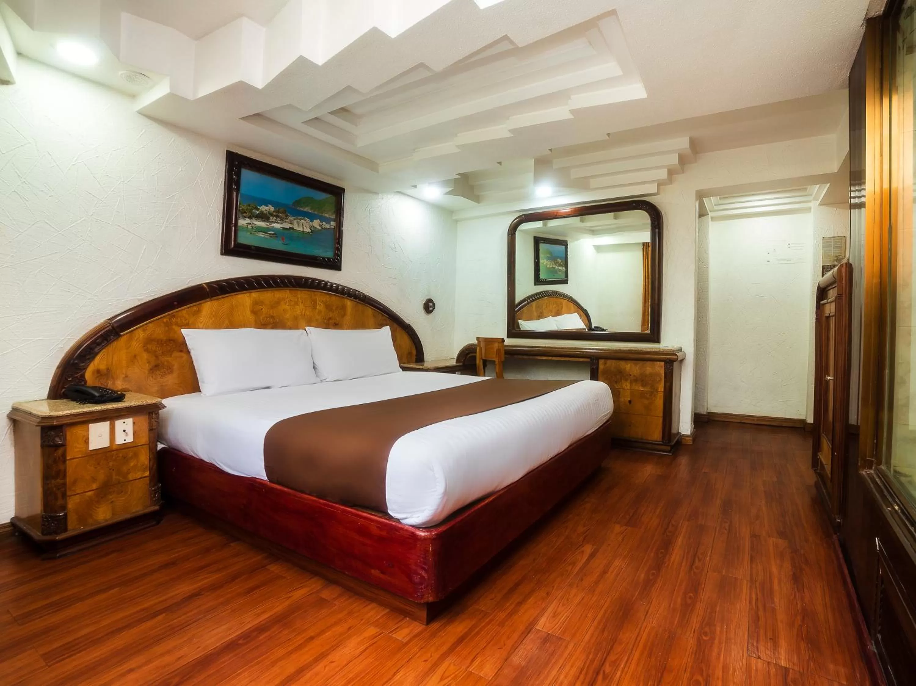 Bedroom, Bed in Hotel Normandie