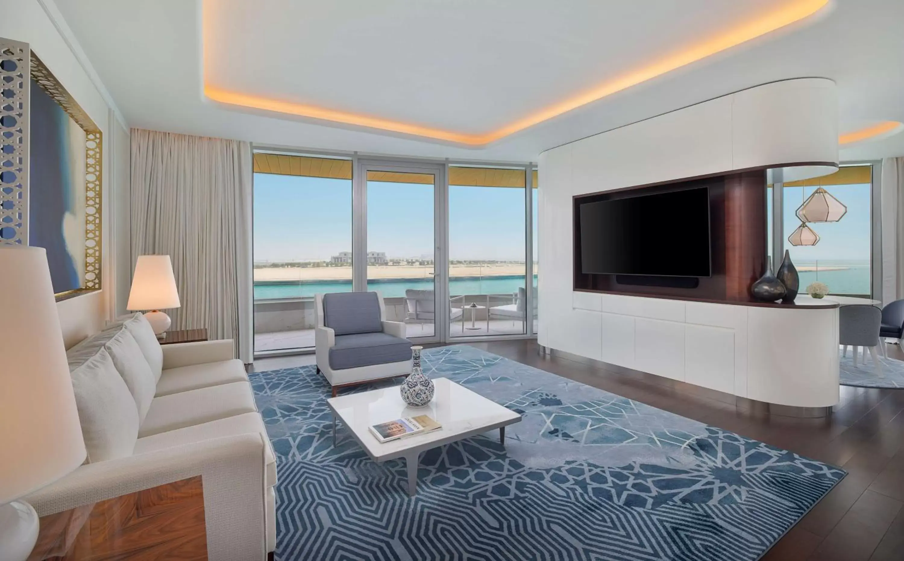 Bedroom, Seating Area in Waldorf Astoria Lusail, Doha