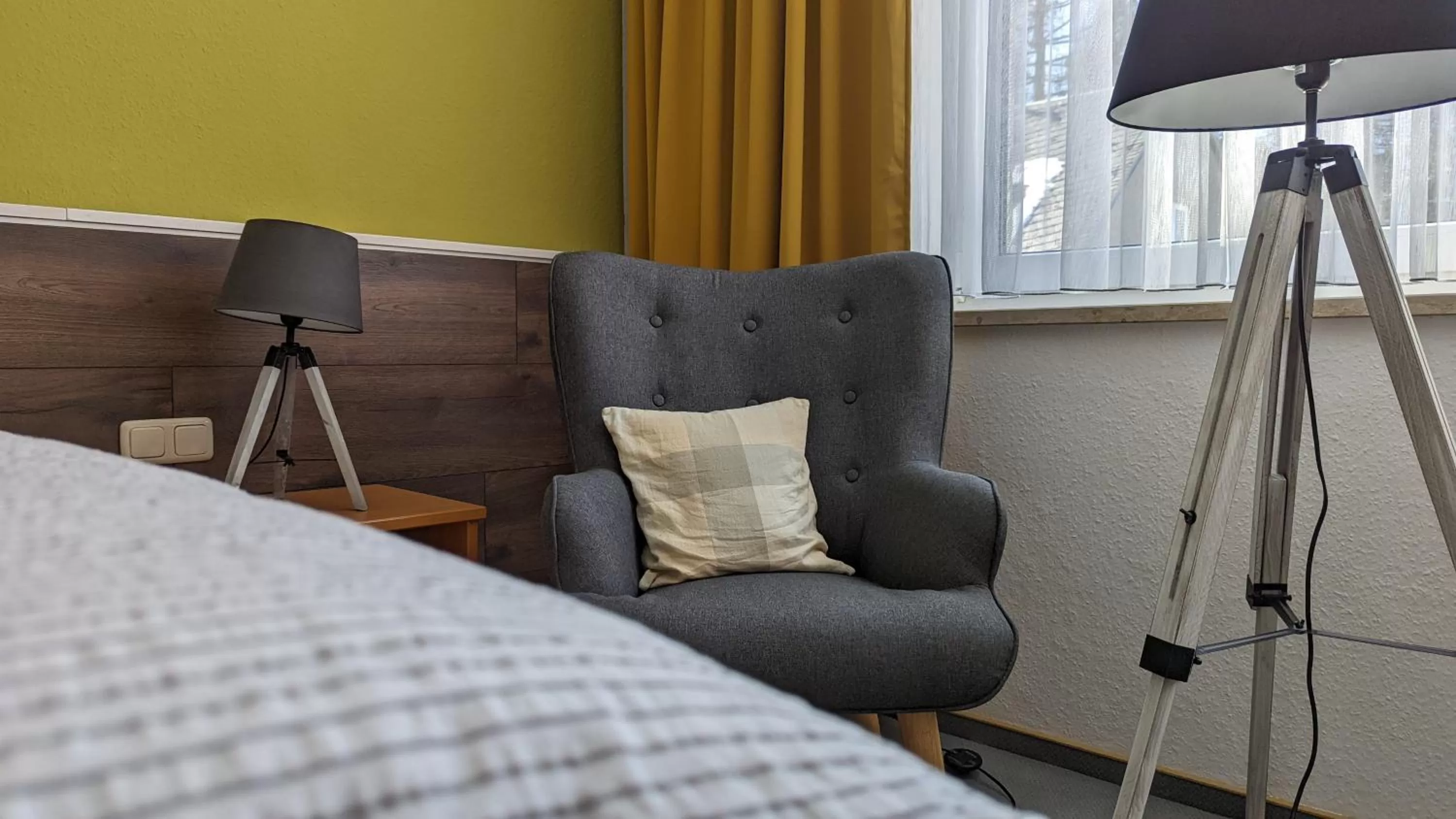 Photo of the whole room, Bed in Hotel Heilbrunnen