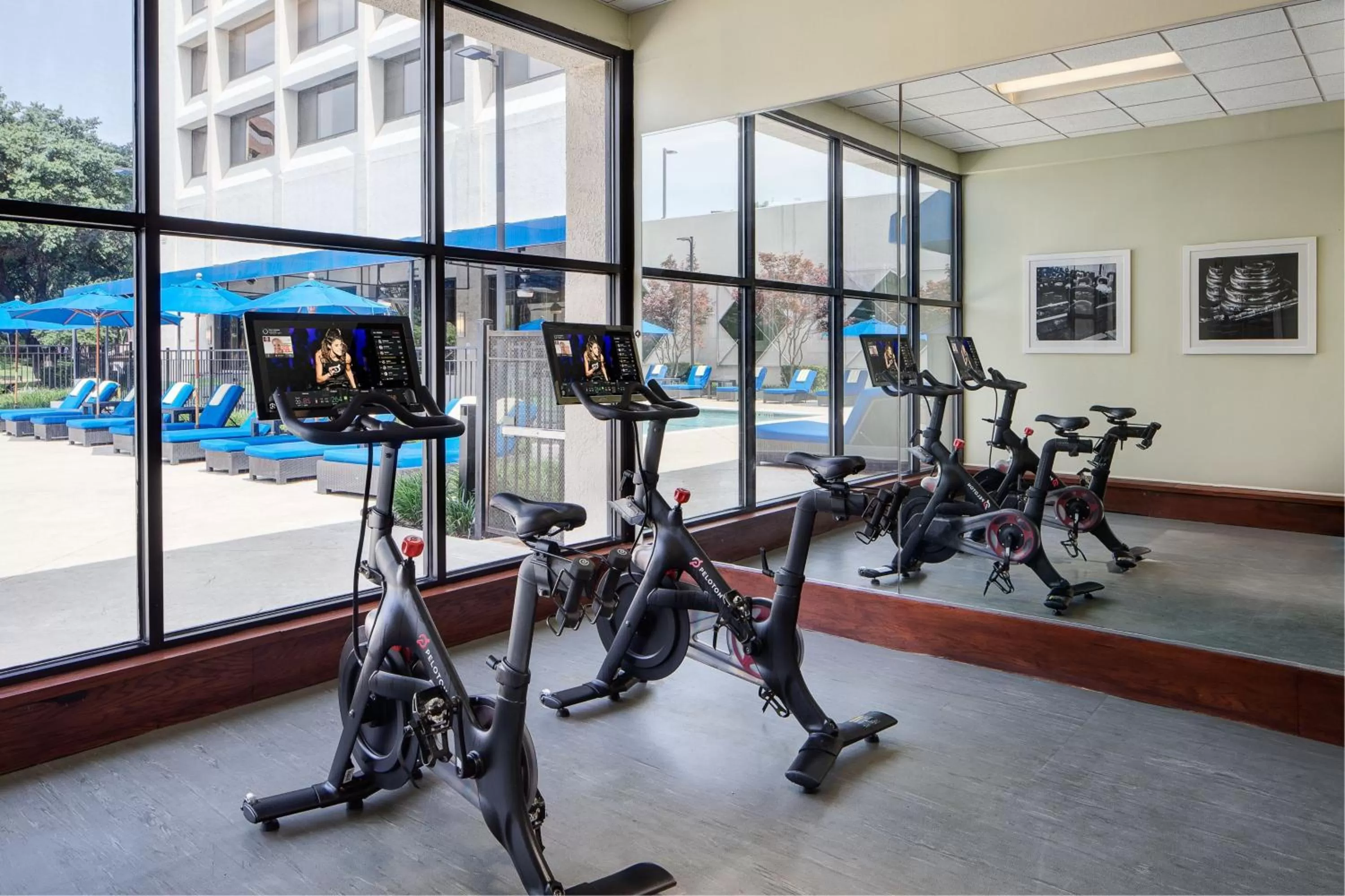 Fitness centre/facilities in Dallas-Addison Marriott Quorum by the Galleria