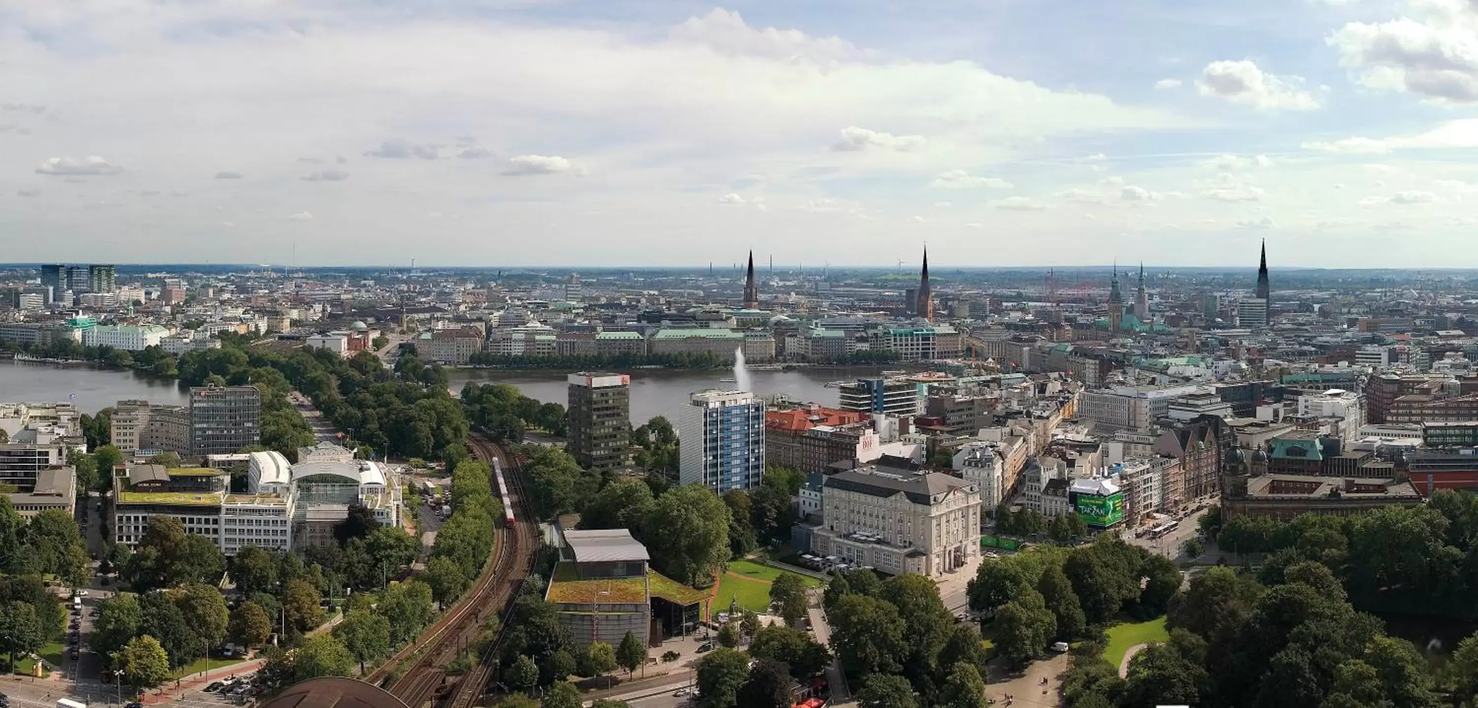 View (from property/room), Bird's-eye View in Park Inn by Radisson Stuttgart