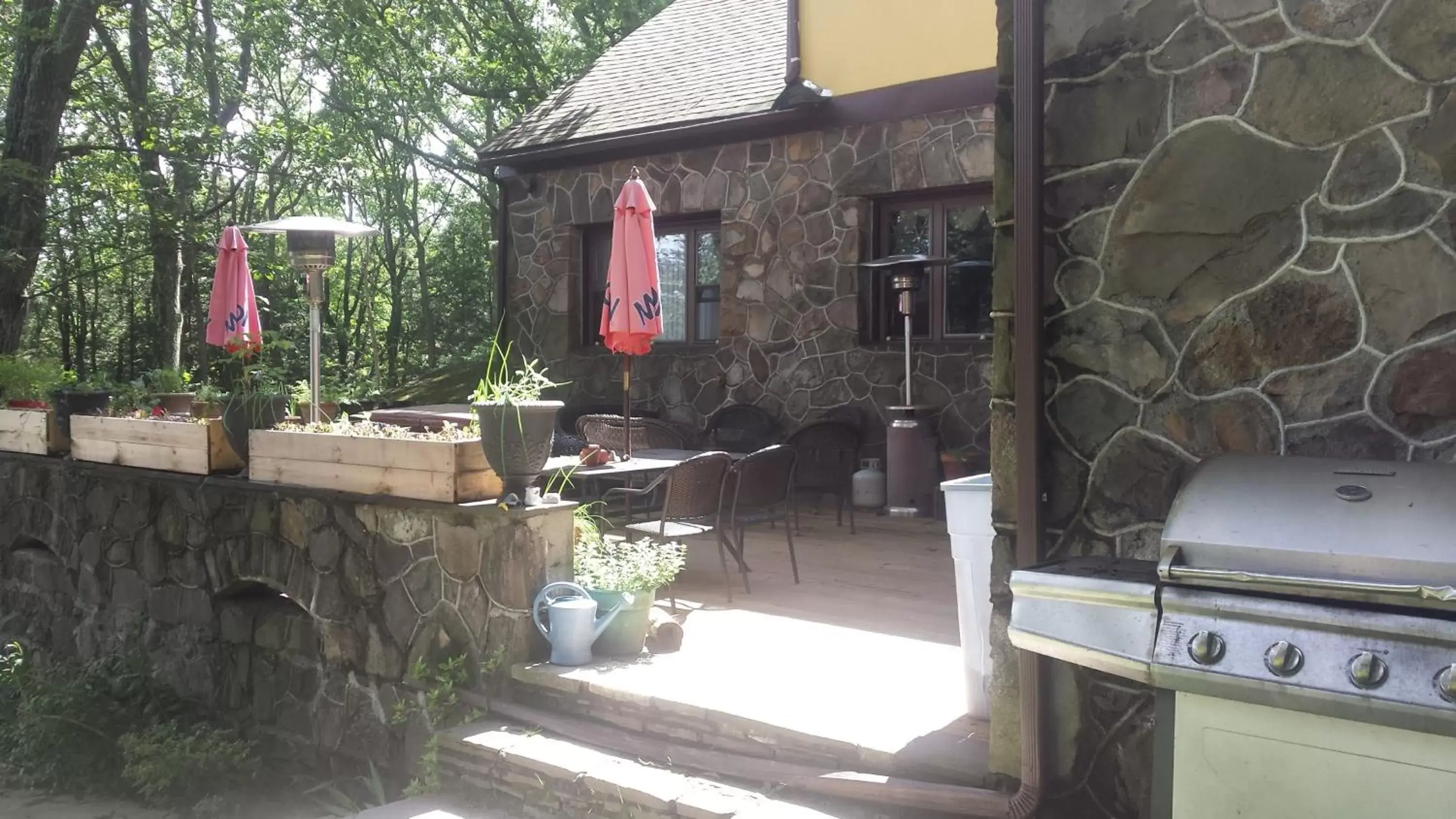 Patio in Maurrocks - A Pocono Mountains B&B