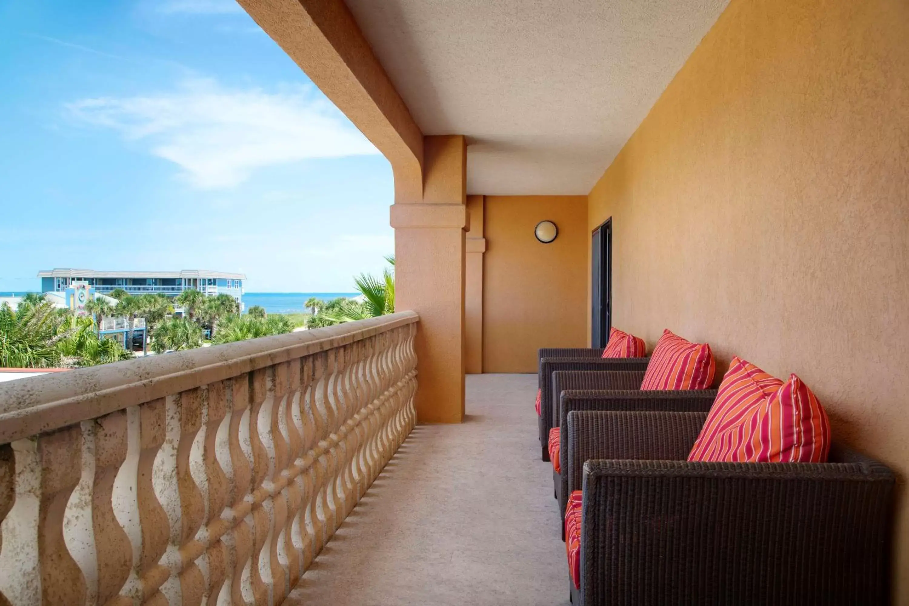 View (from property/room), Balcony/Terrace in Hampton Inn & Suites St. Augustine-Vilano Beach