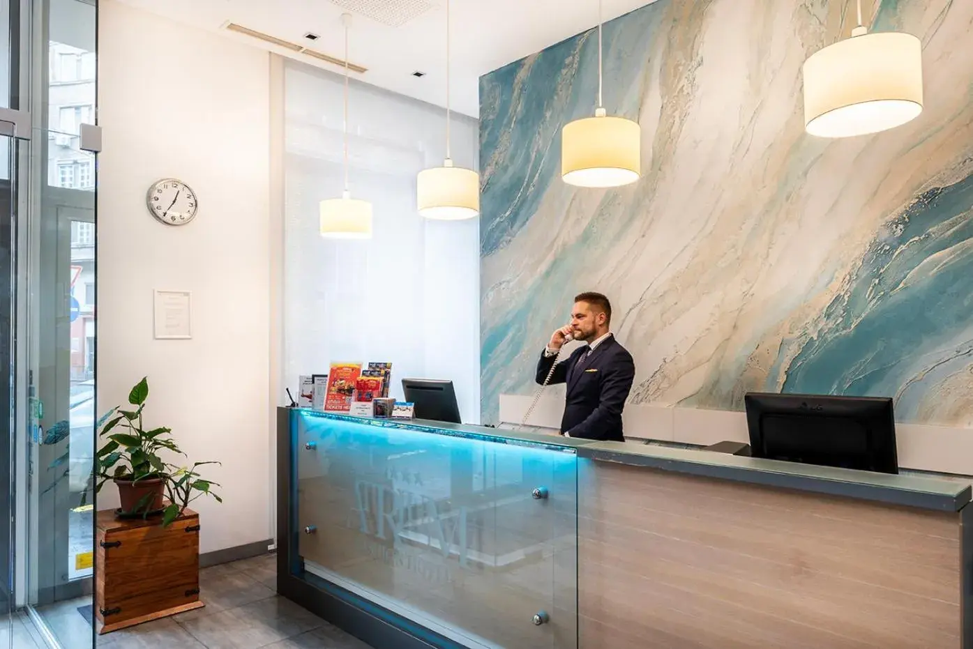 Lobby or reception in Atrium Fashion Hotel Lobby or reception in Atrium Fashion Hotel