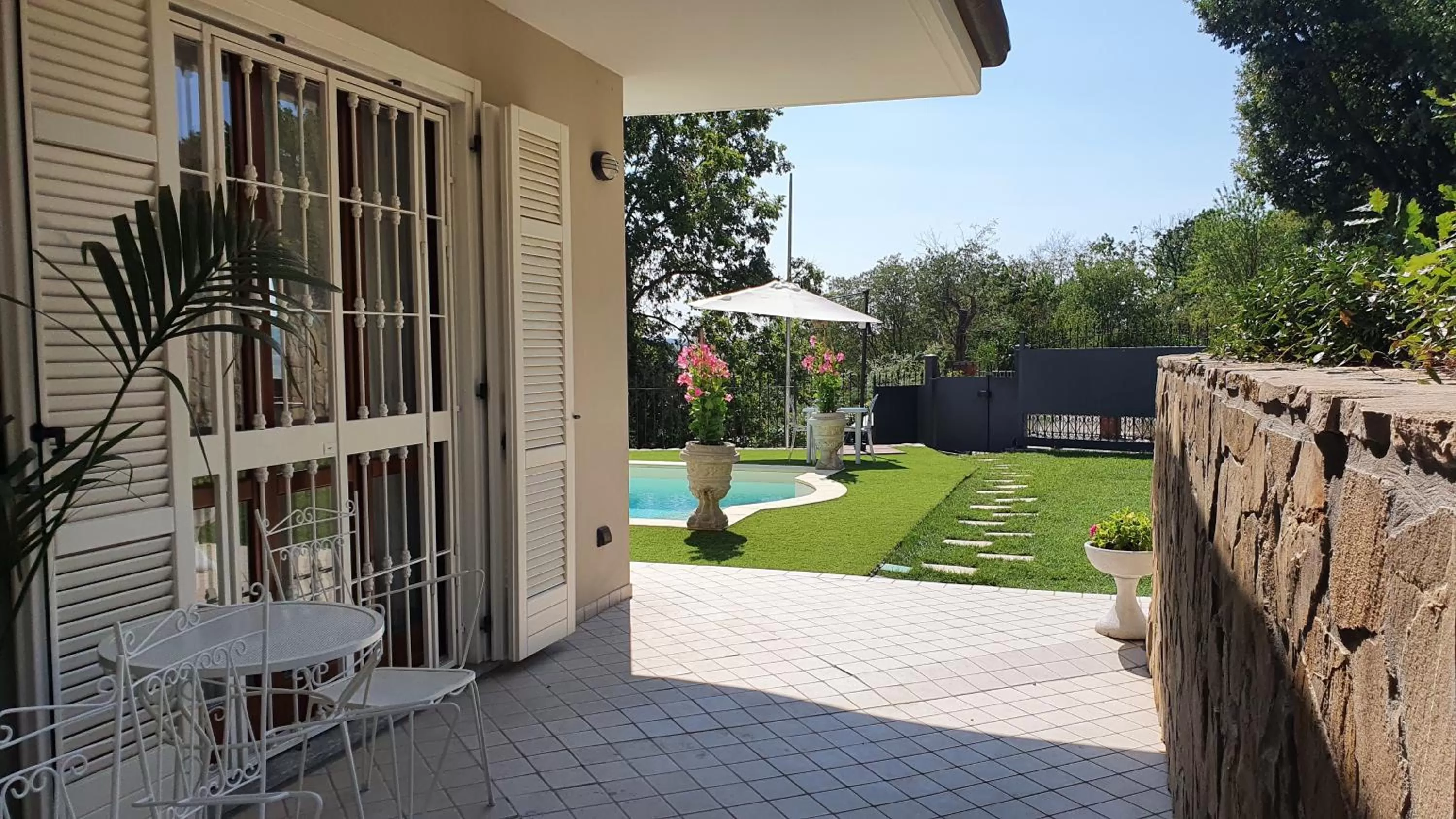 Patio in B&B LE TERME