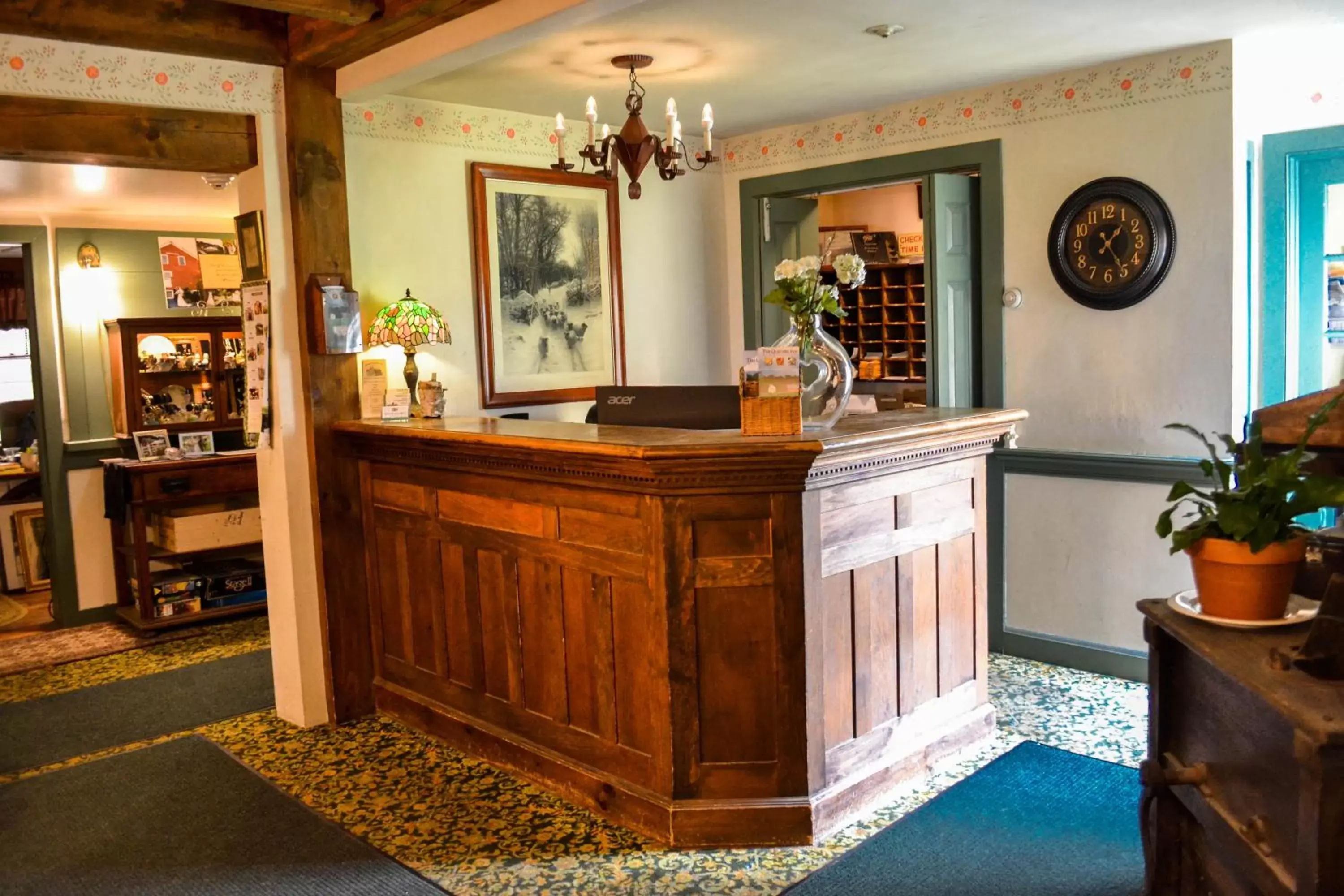 Lobby/Reception in The Quechee Inn at Marshland Farm