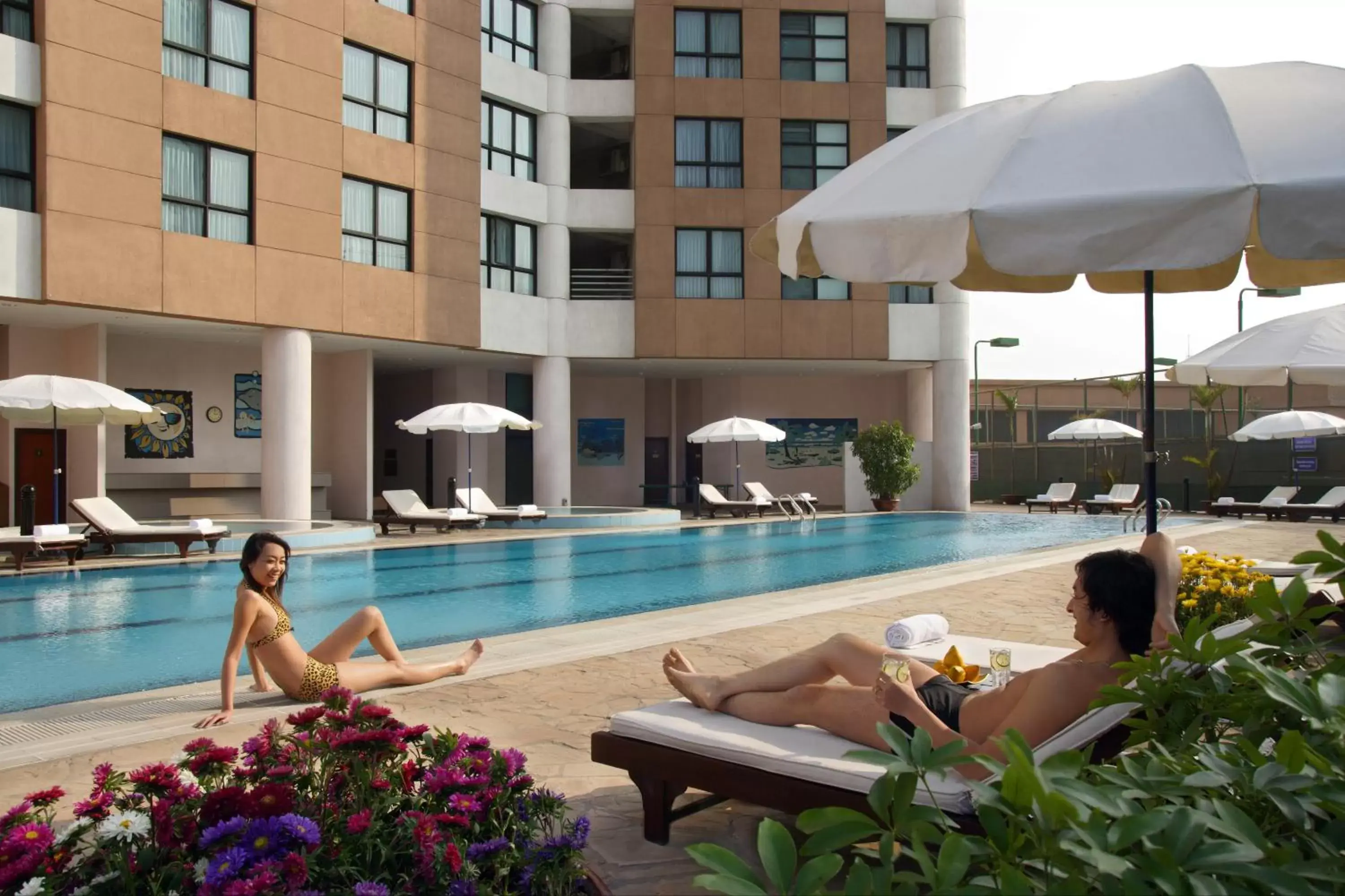 Swimming pool in Somerset Grand Hanoi Swimming pool in Somerset Grand Hanoi