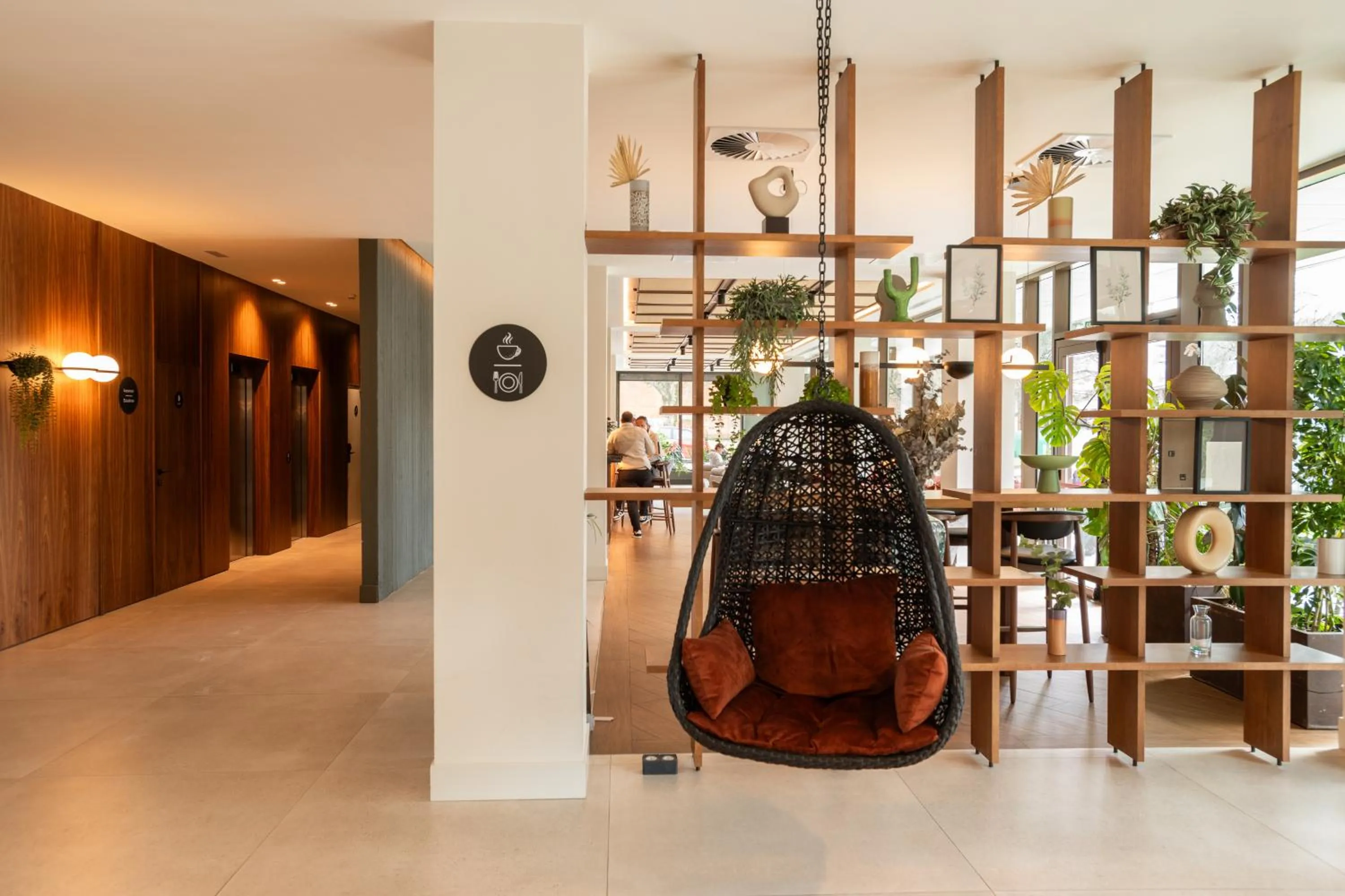 Lobby or reception in Hotel Bed4U San Sebasti