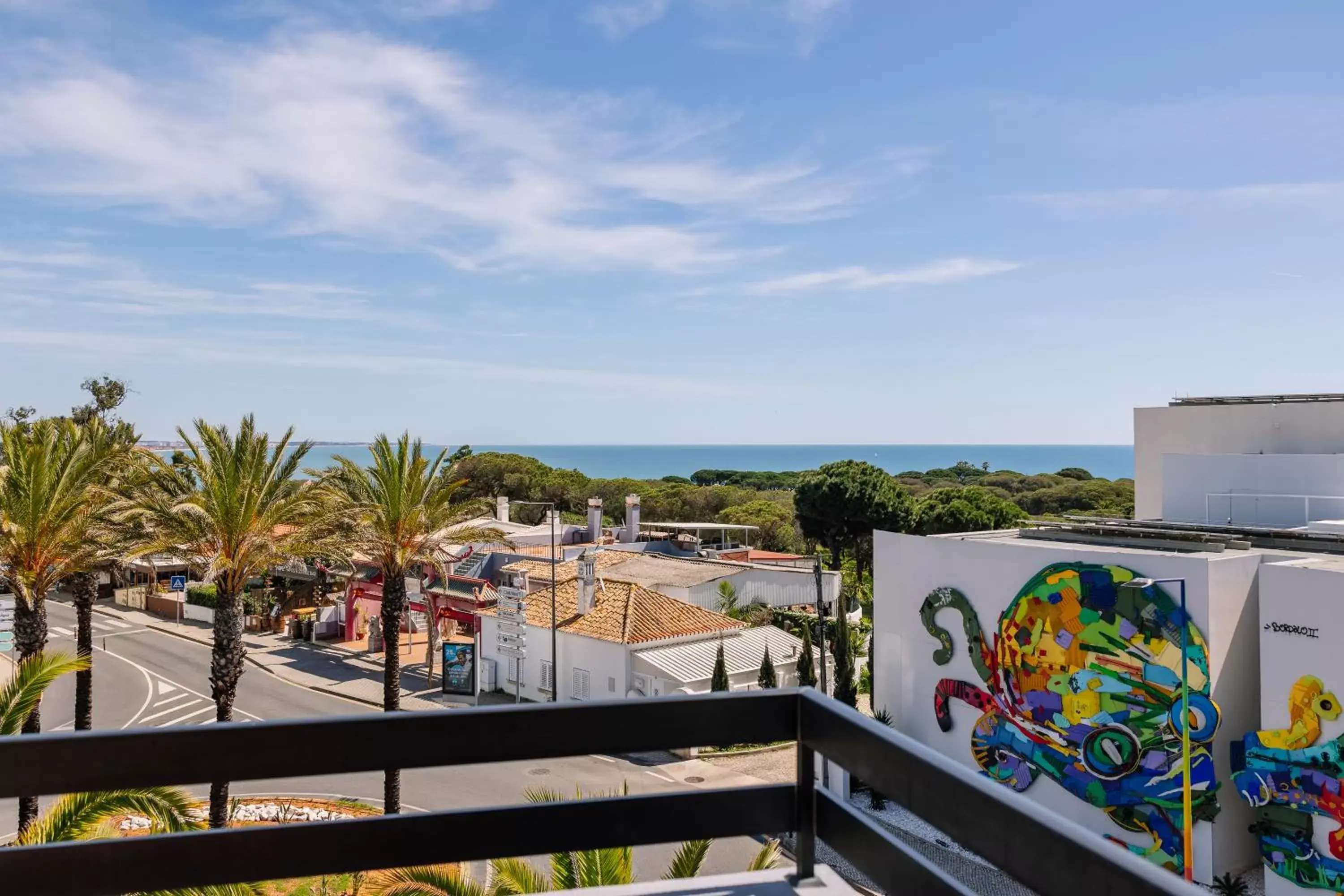 View (from property/room), Balcony/Terrace in Muthu Oura Praia Hotel