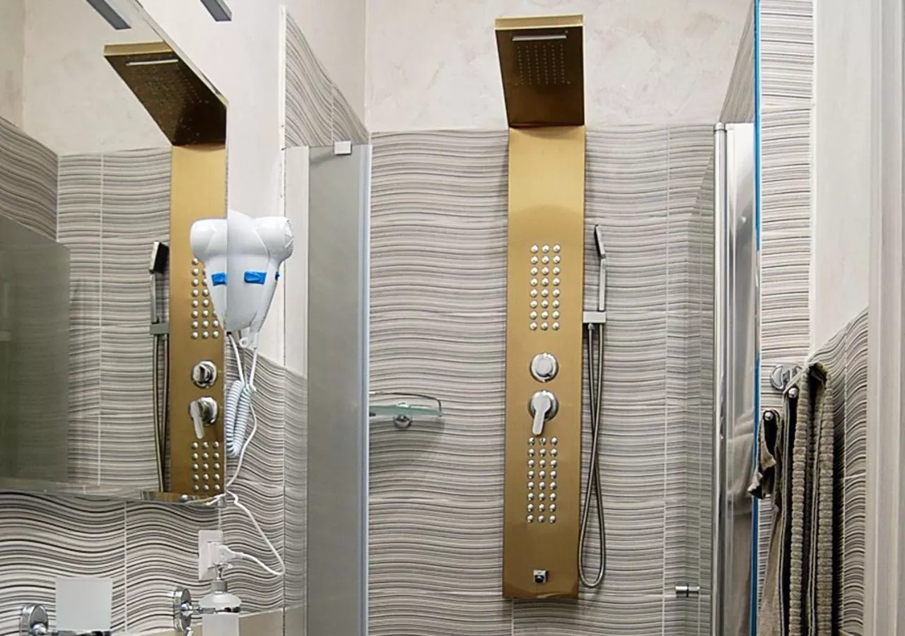 Shower in B&b Vittorio Emanuele II