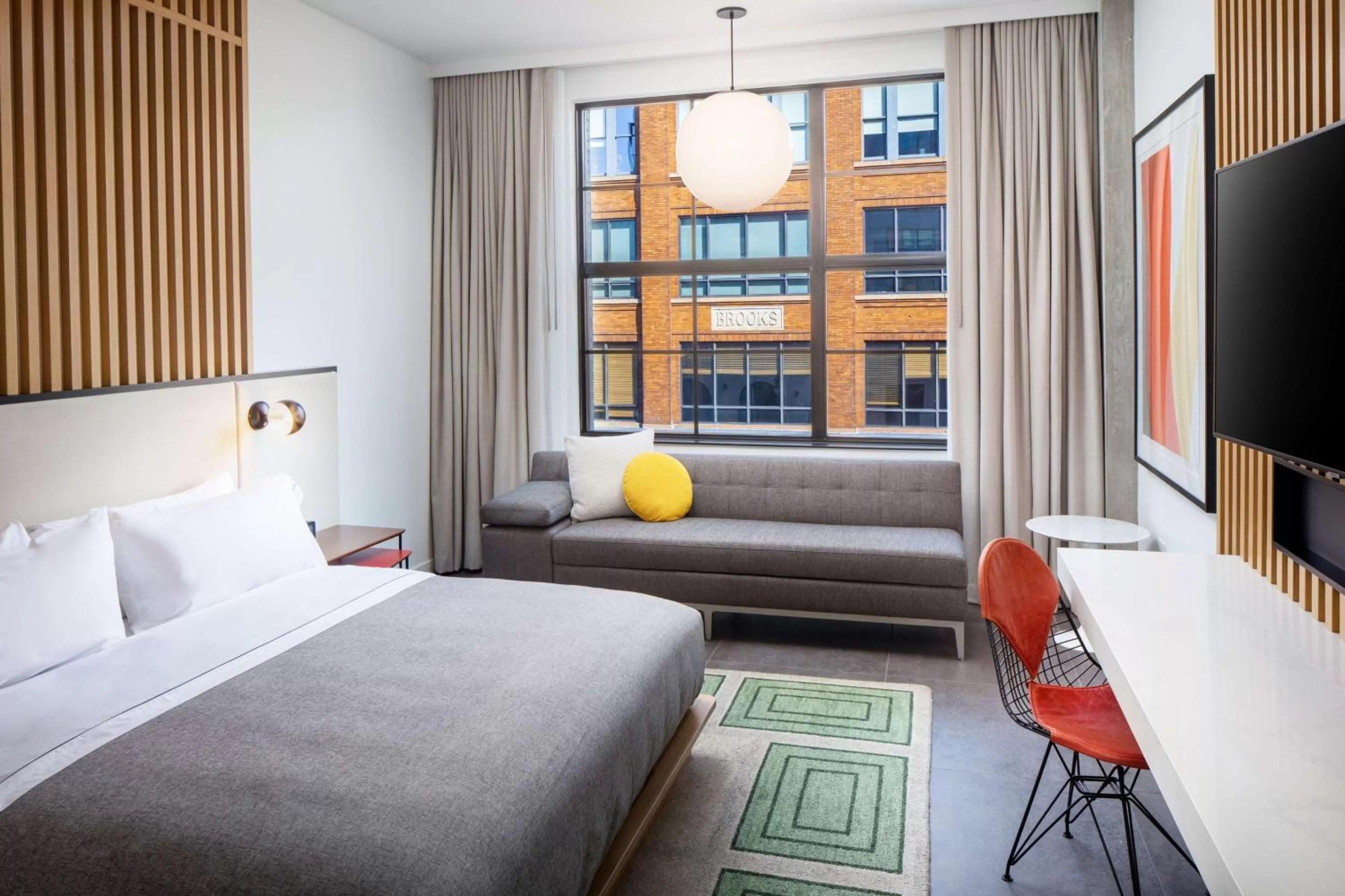 Bedroom, Bed in Canopy By Hilton Grand Rapids Downtown