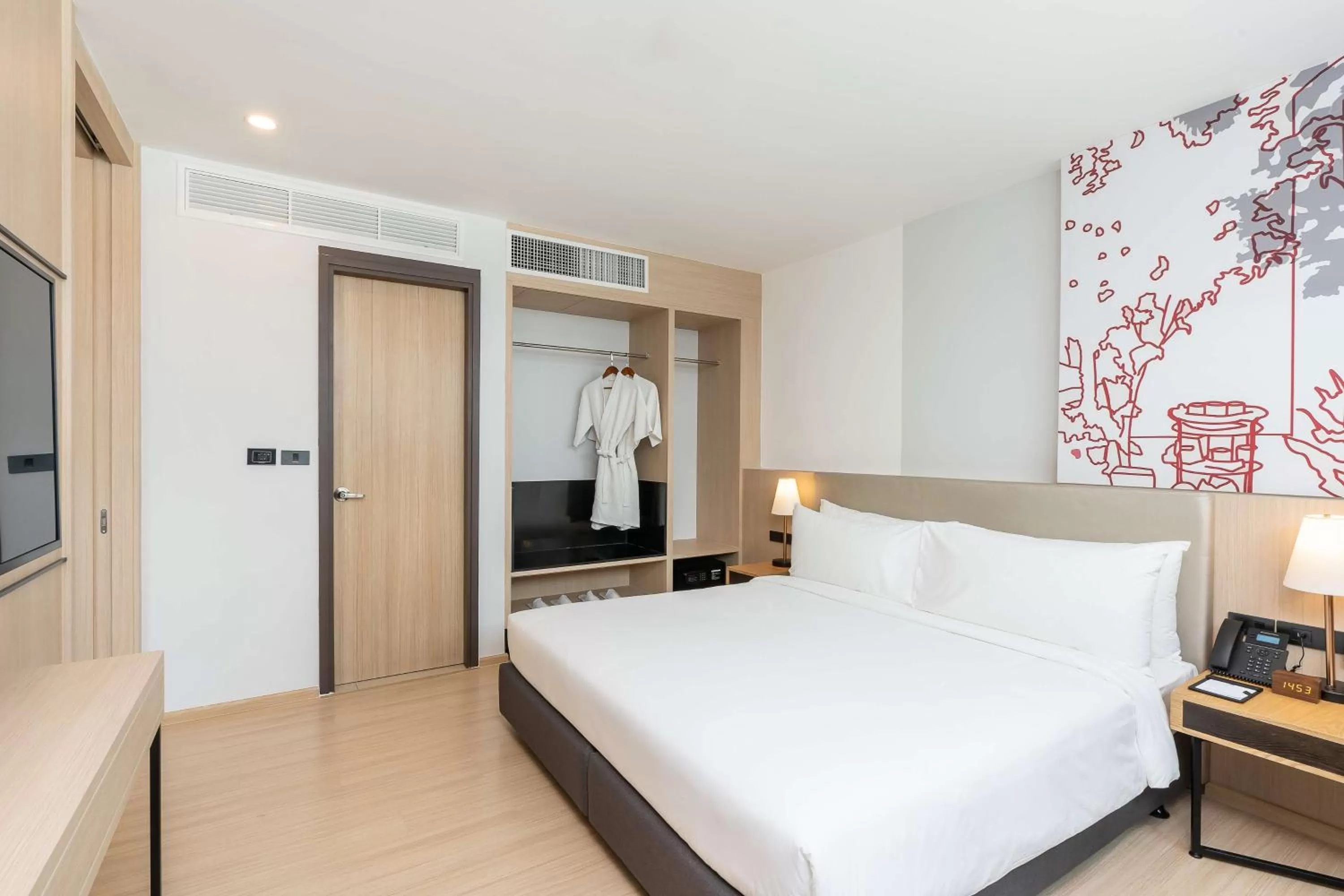 Bedroom, Bed in Best Western Nada Don Mueang Airport hotel