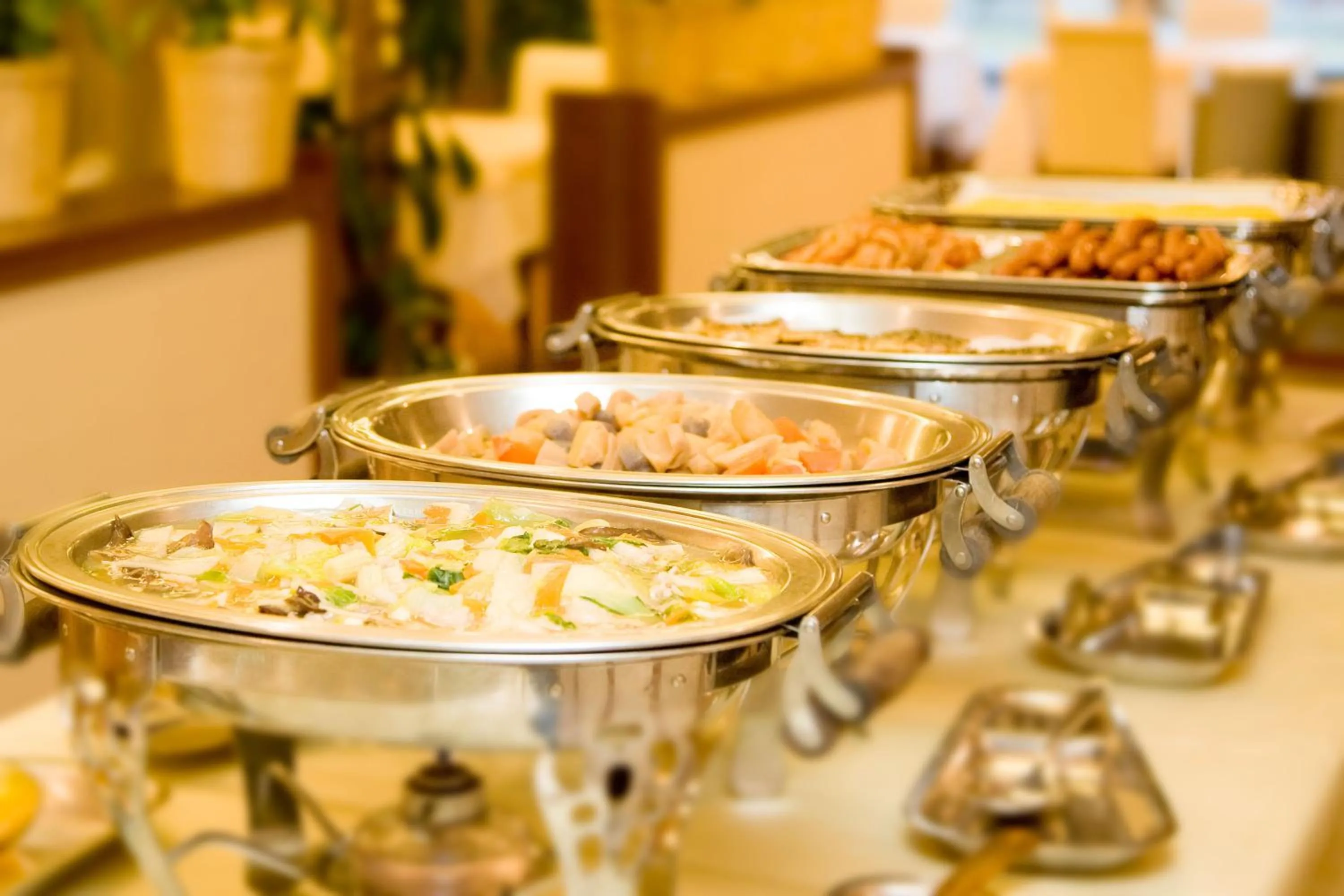 Buffet breakfast in Tokyo Grand Hotel