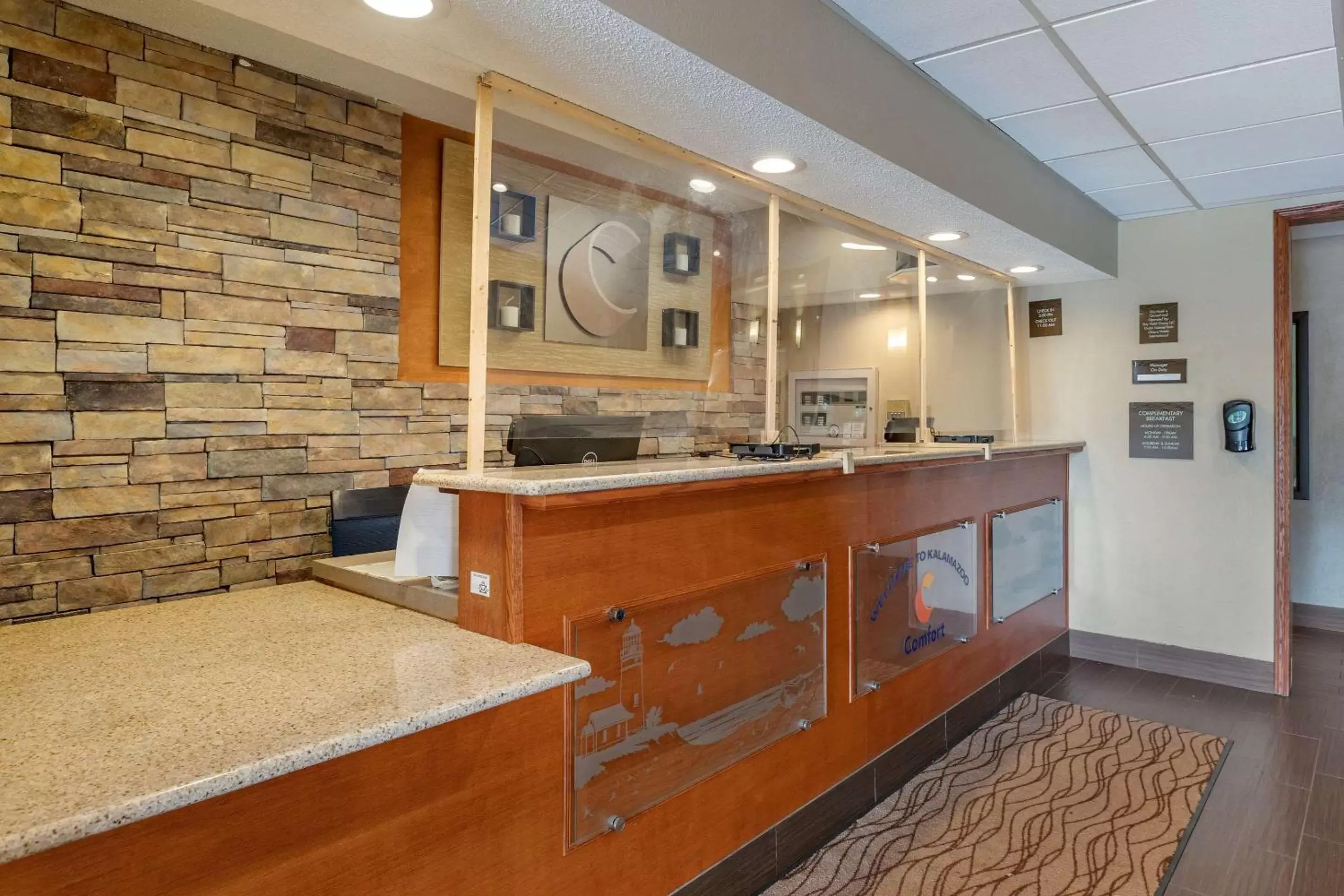 Lobby or reception, Lobby/Reception in Comfort Inn Wings Stadium