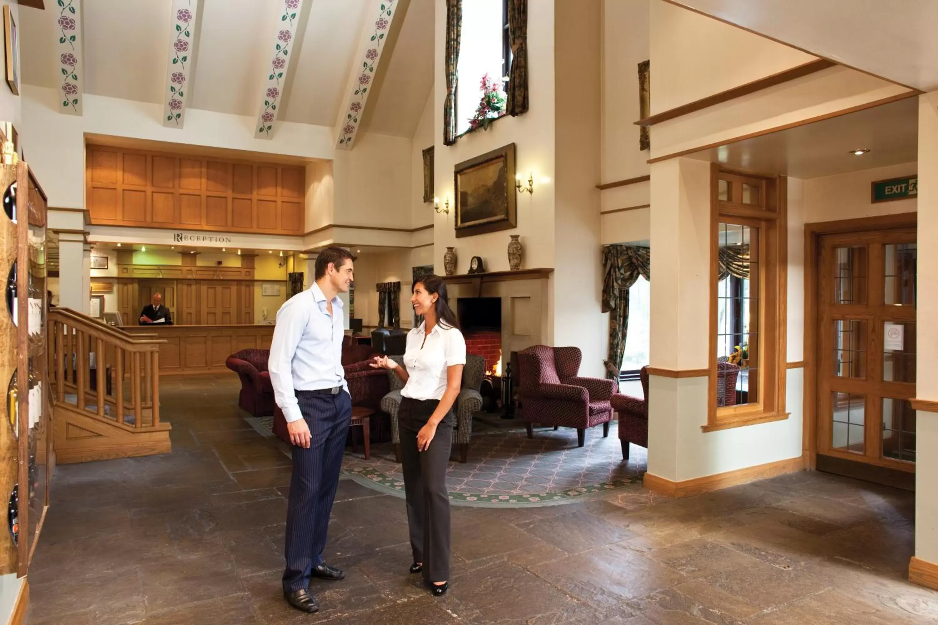 Lobby or reception in Lancaster House Hotel