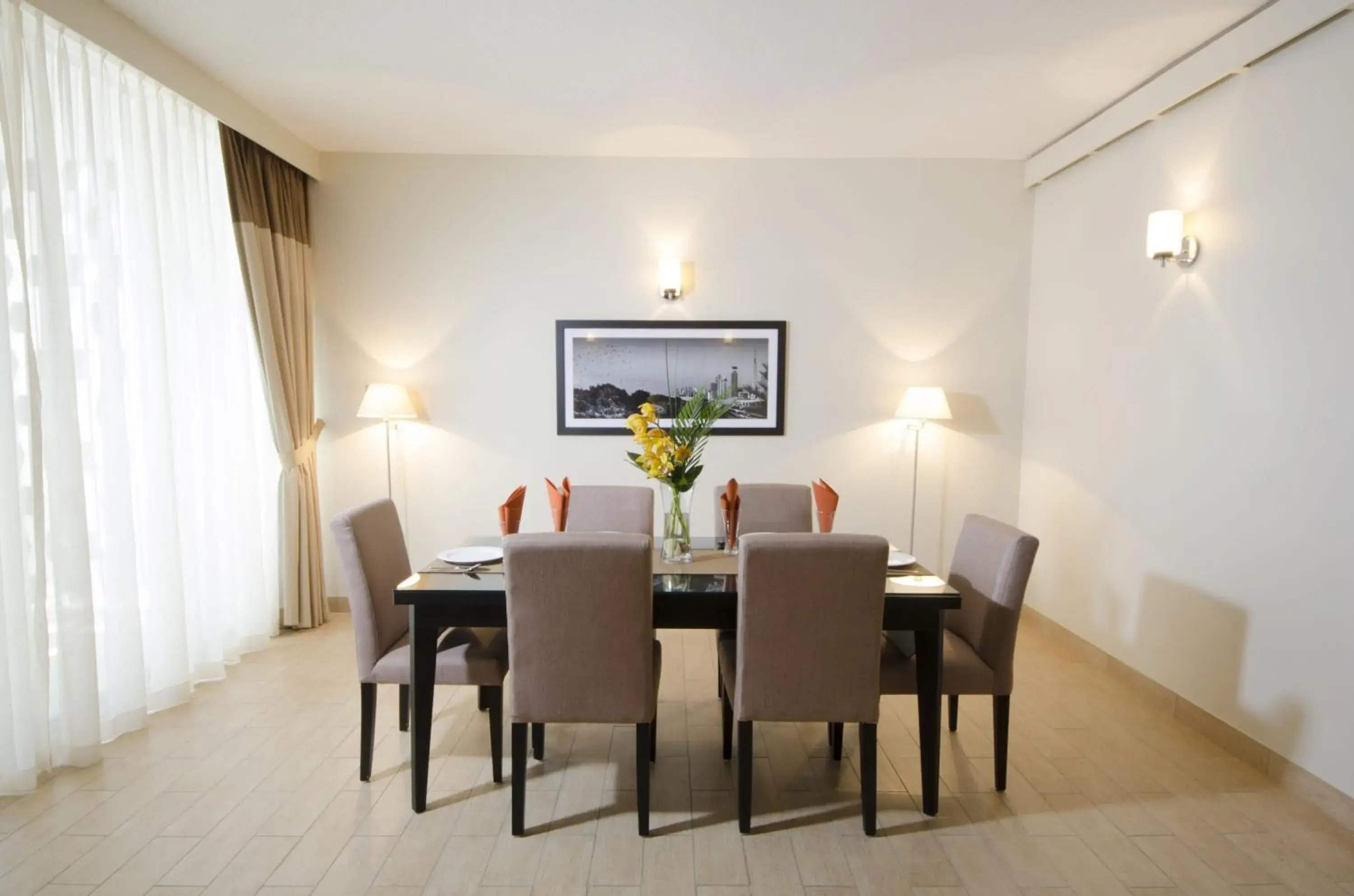 Dining Area in The Apartments, Dubai World Trade Centre Hotel Apartments