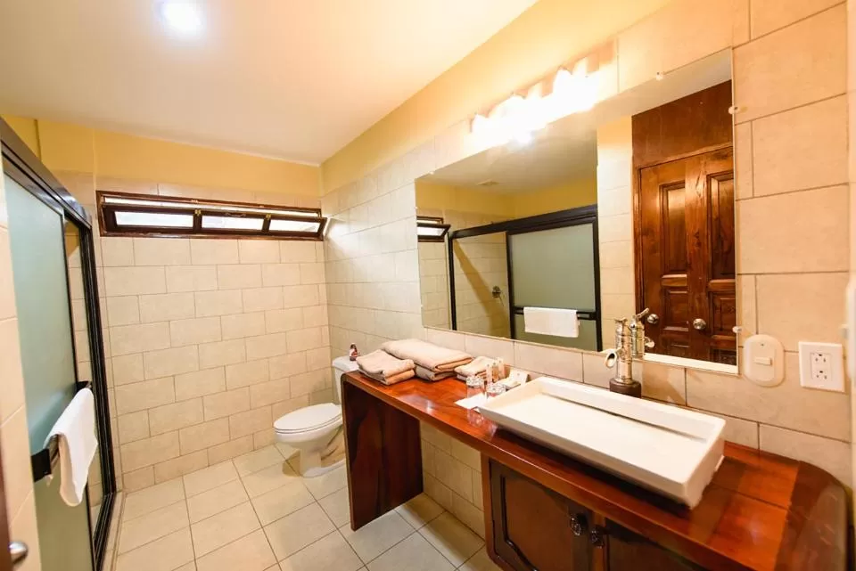 Bathroom in Hotel Flor De Sarta