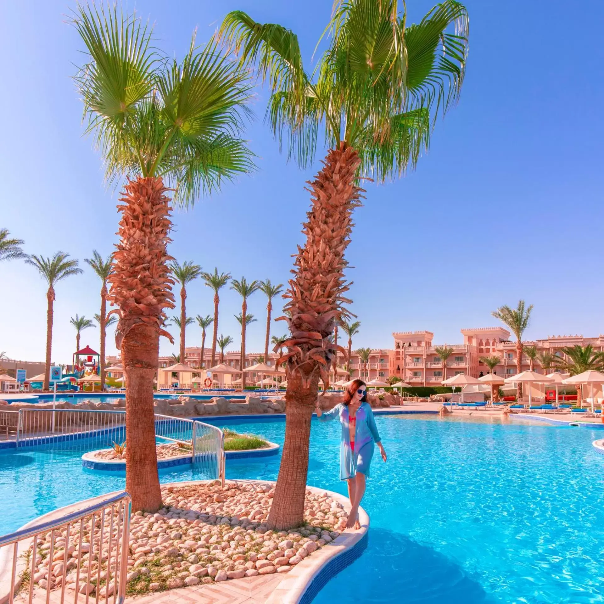 Swimming Pool in Beach Albatros Resort - Hurghada