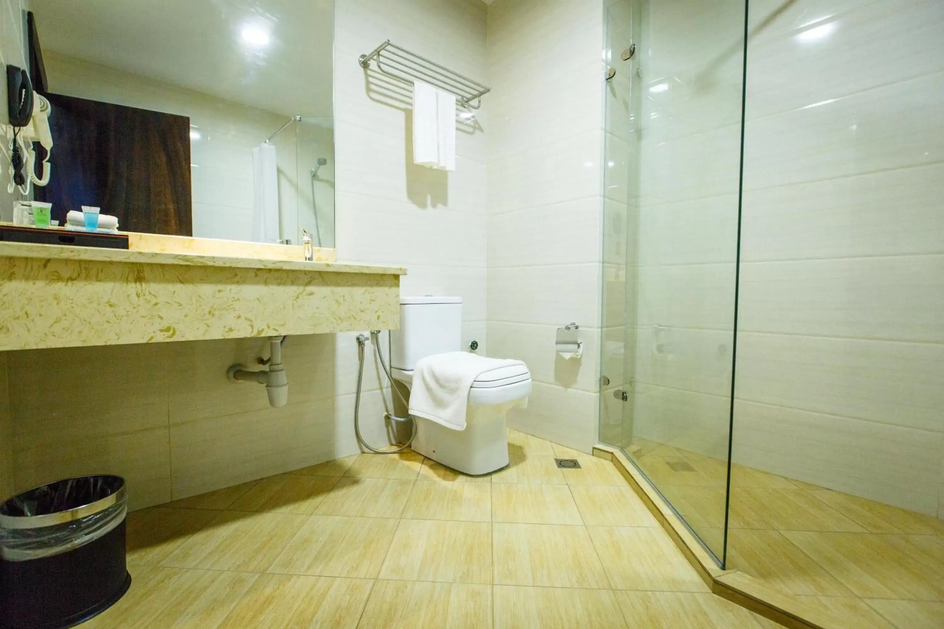 Bathroom in Lintas Platinum Hotel