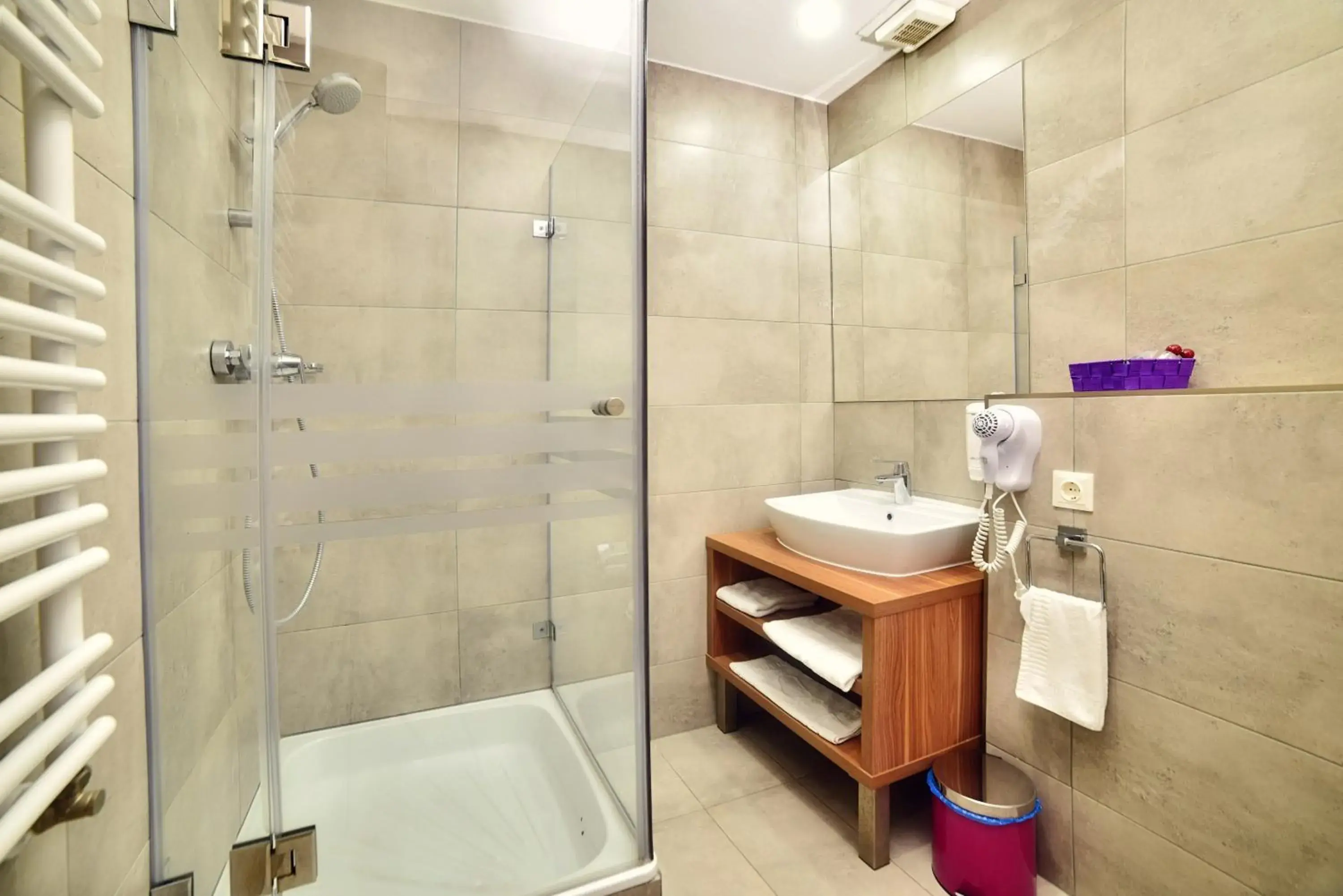 Shower, Bathroom in Hotel President