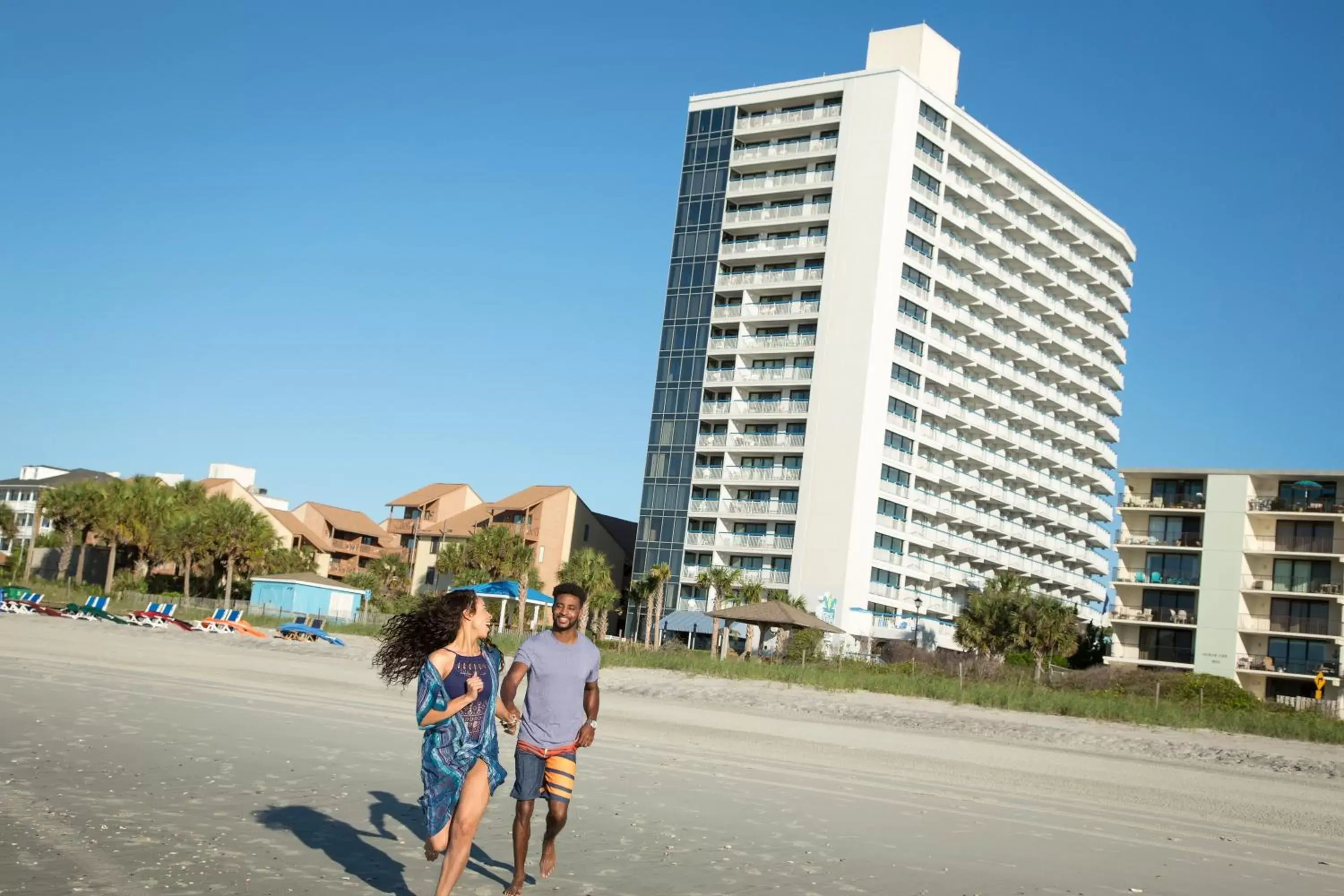 Beach, Property Building in Forest Dunes Resort