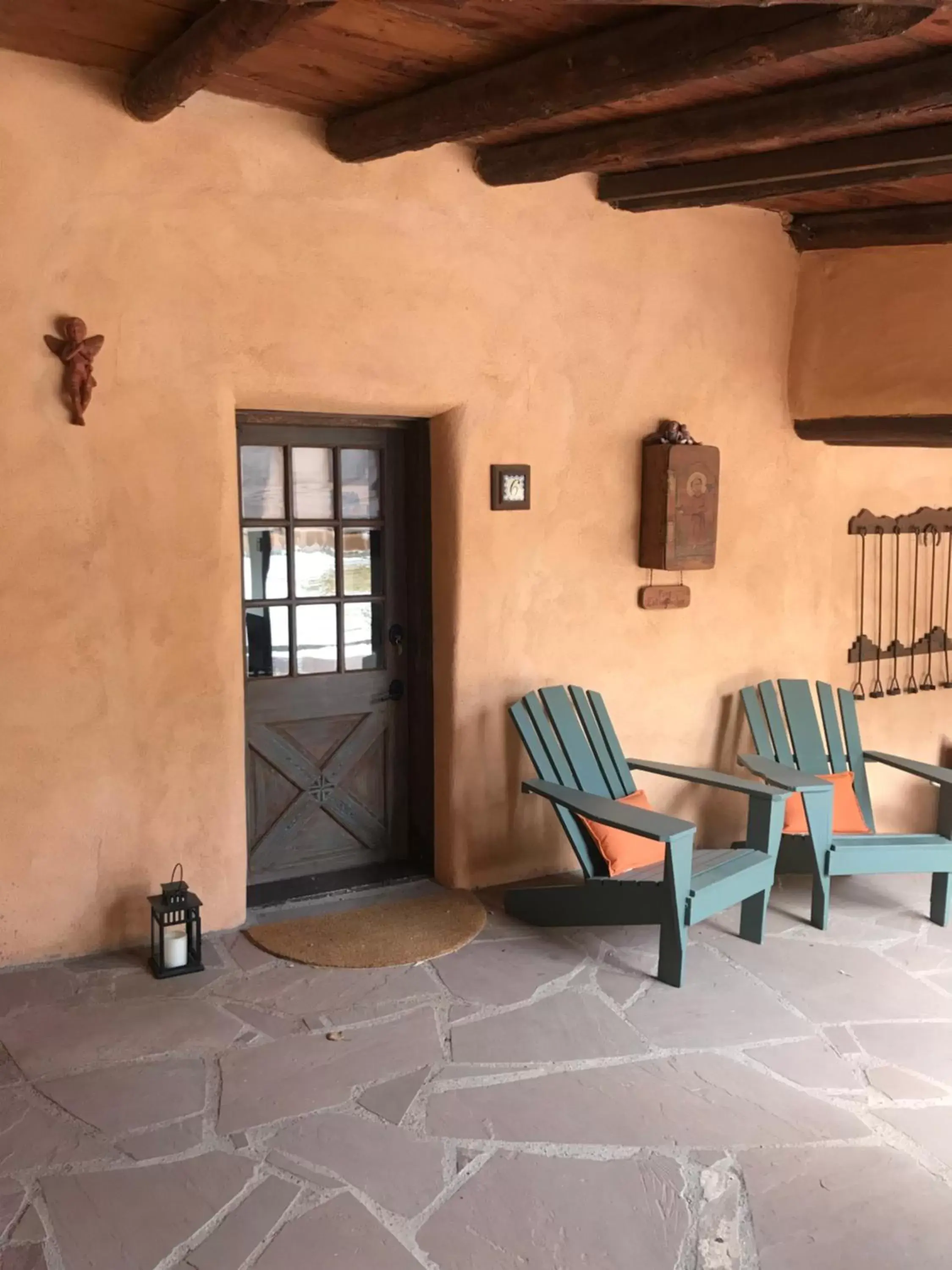 Seating area in Old Taos Guesthouse B&B
